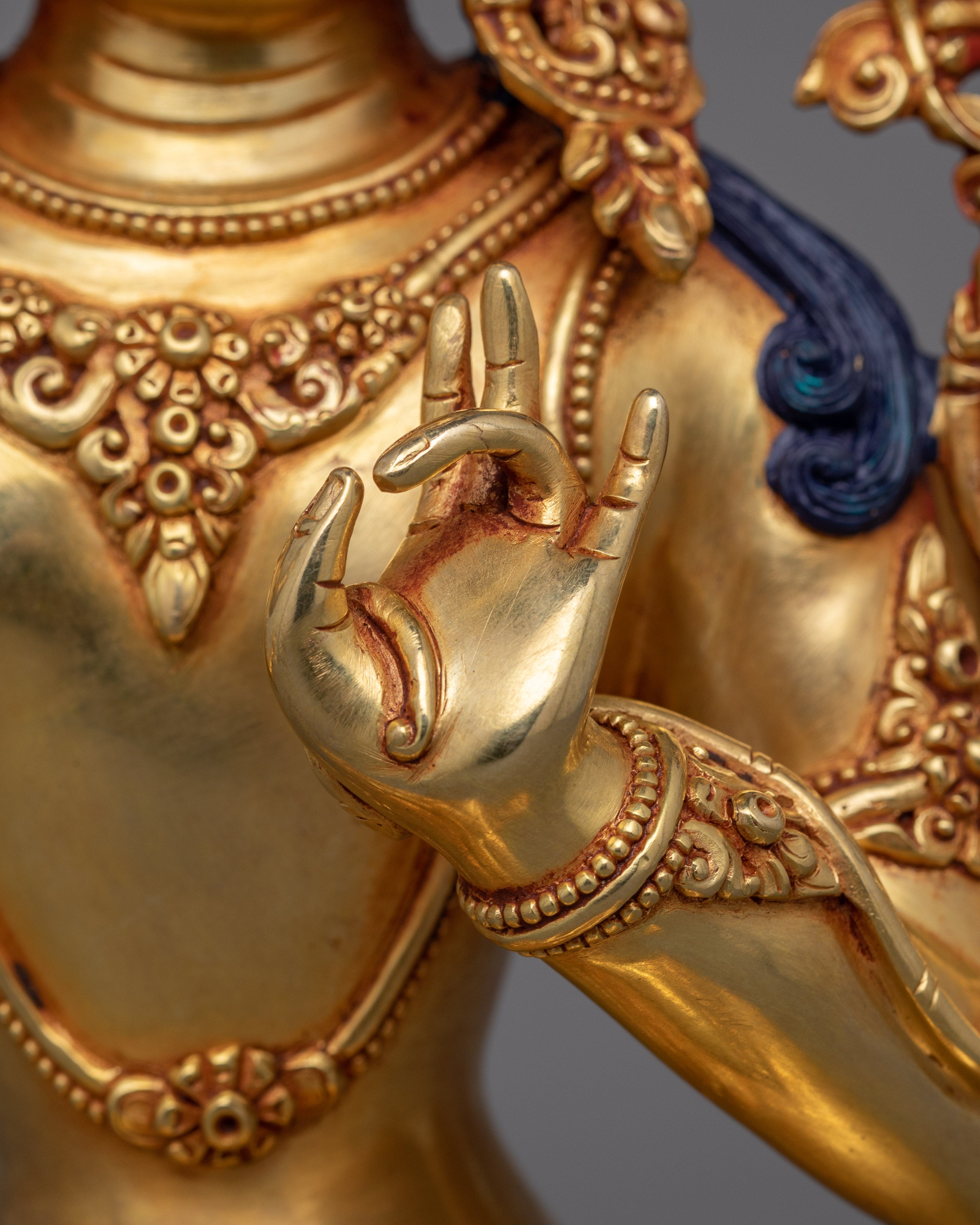 Himalayan Bodhisattva Deity Maha Manjushri Statue | Symbol of Wisdom and Knowledge