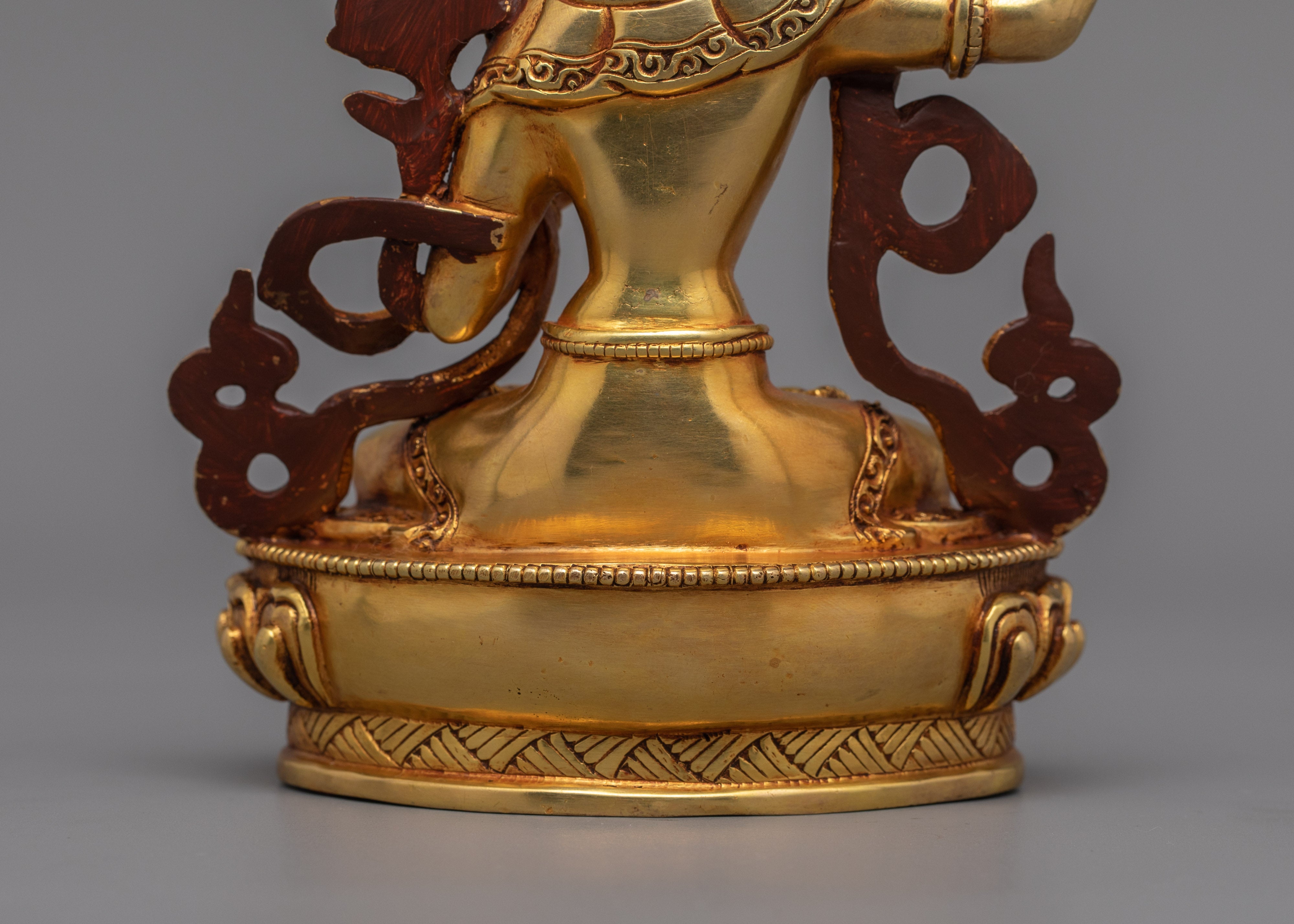 Bodhisattva Manjushri Wisdom Deity Figurine | Guardian of Dharma