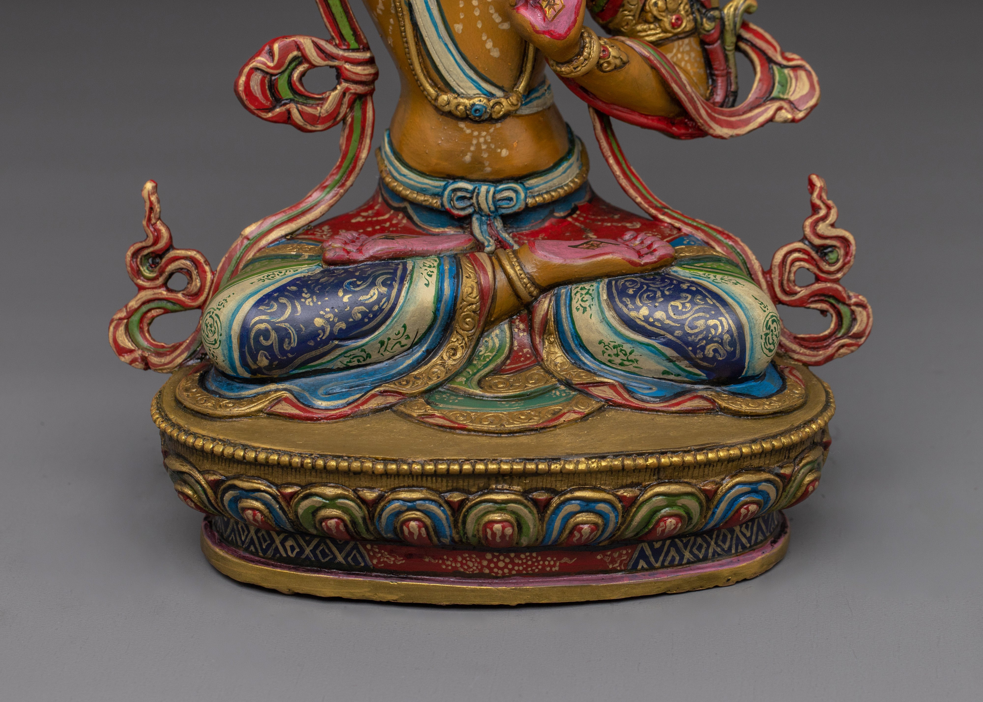 Decorative Manjushri Statue | Wisdom Bodhisattva Manjughosa