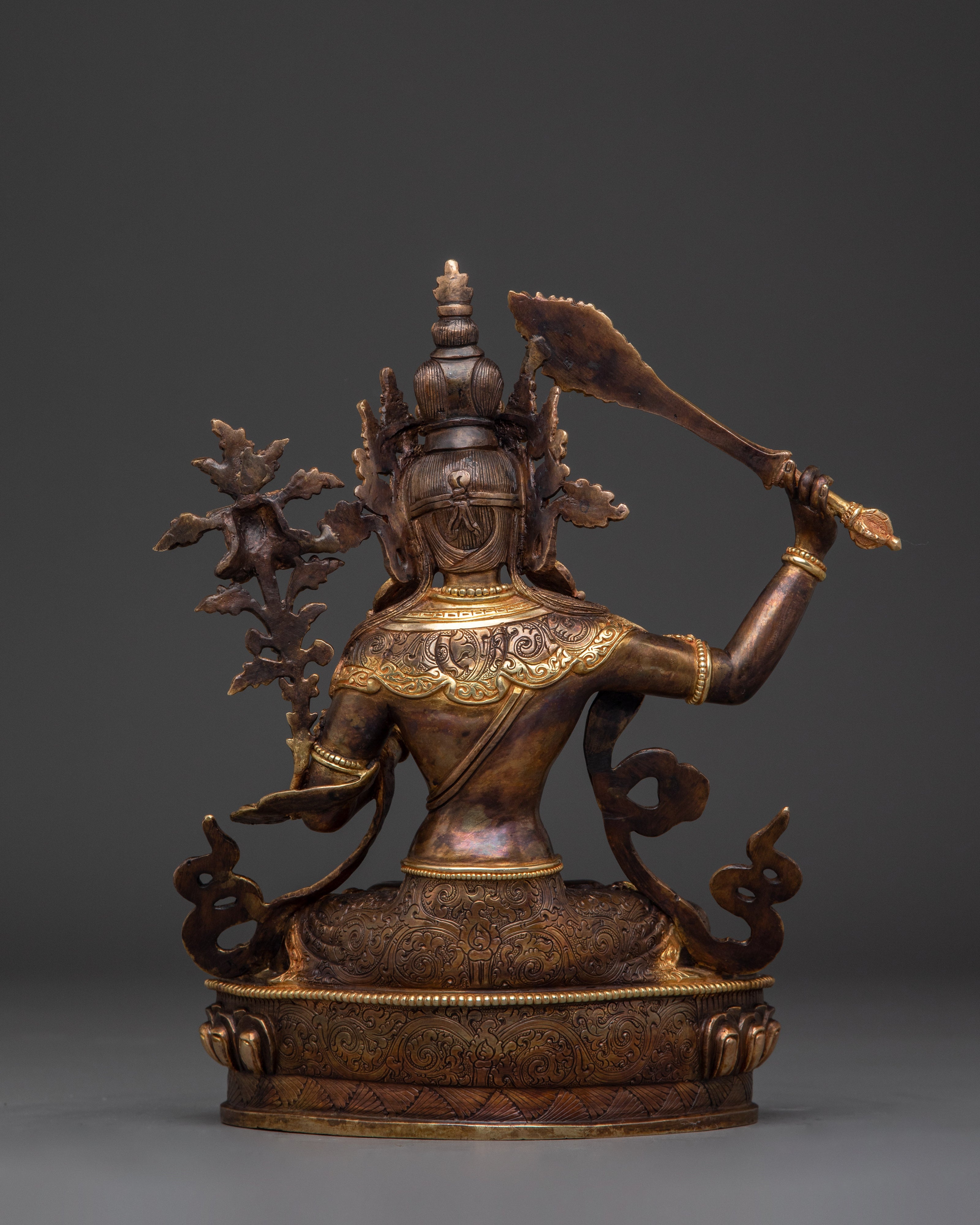 Tibetan Buddhist Icon Manjushri | Bodhisattva of Transcendent Wisdom