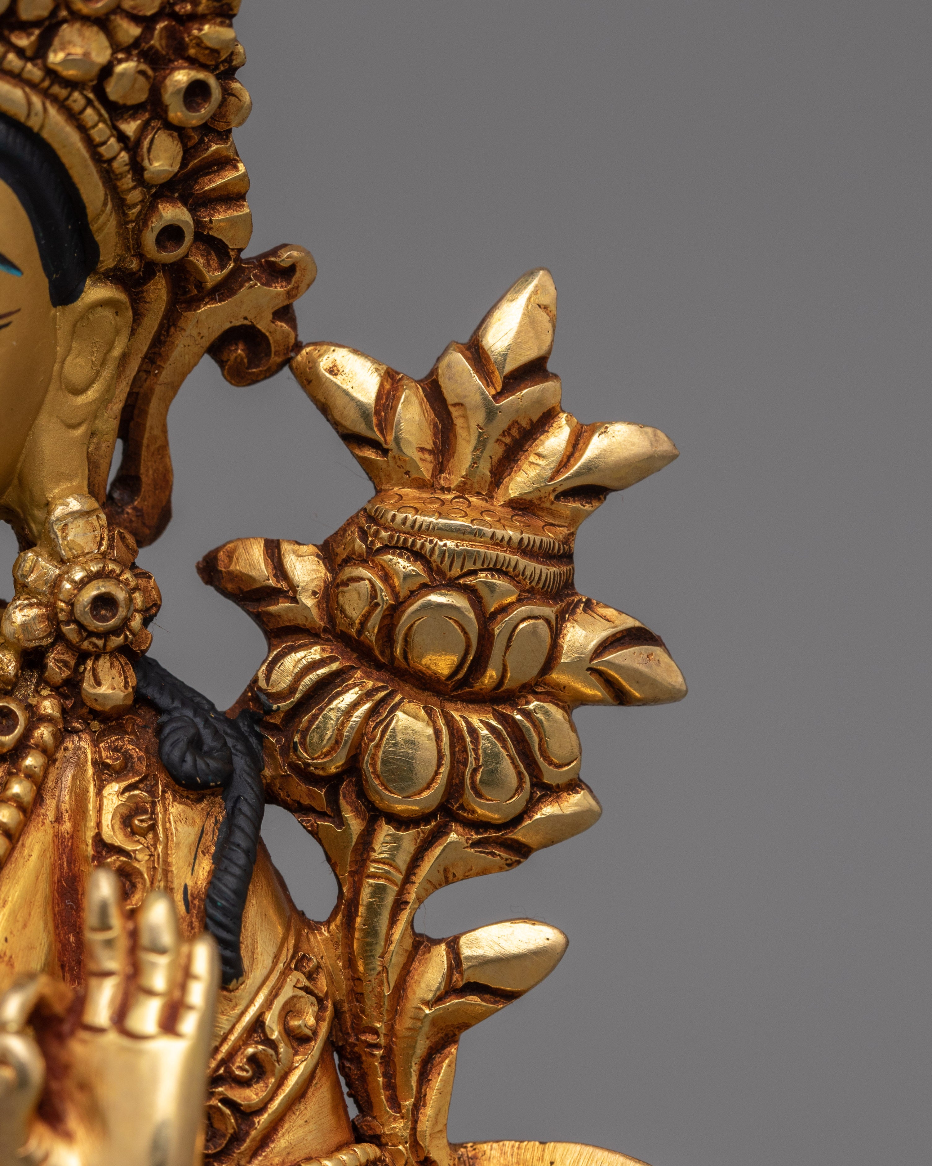 Bodhisattva Manjushri Wisdom Deity Figurine | Guardian of Dharma