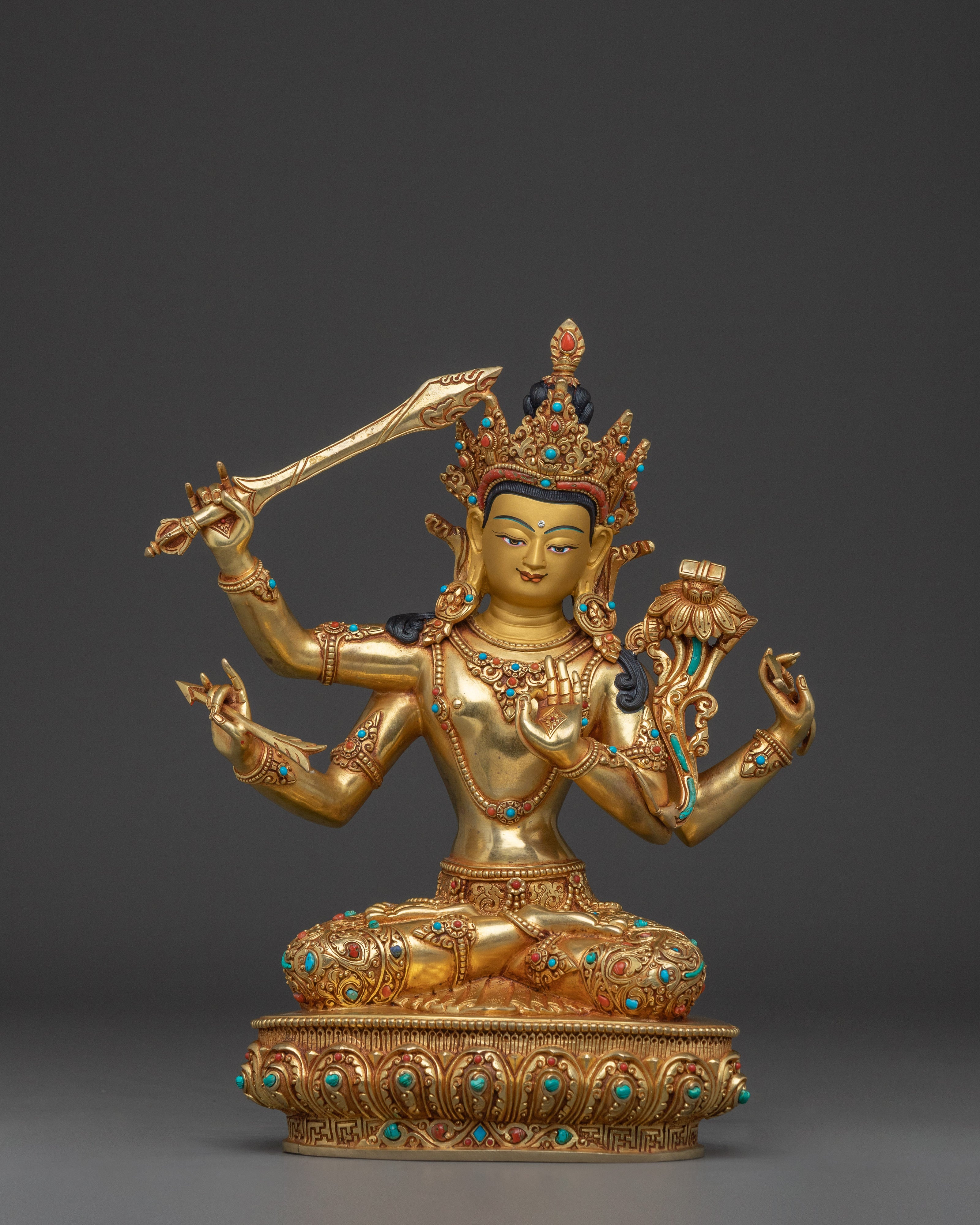 sculpture-of-maha-manjushri
