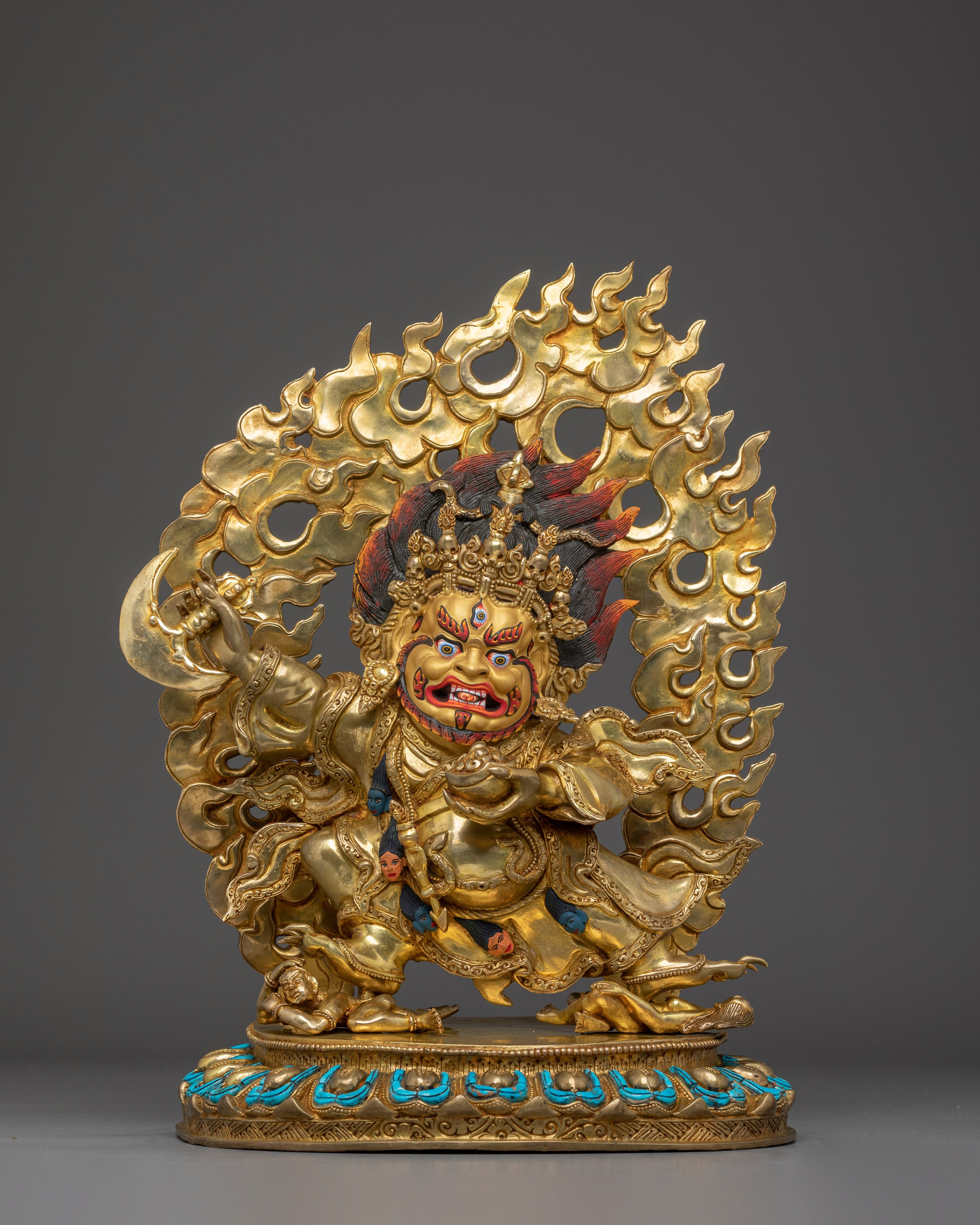 Mahakala Bernagchen Statue: The Dharma Protector