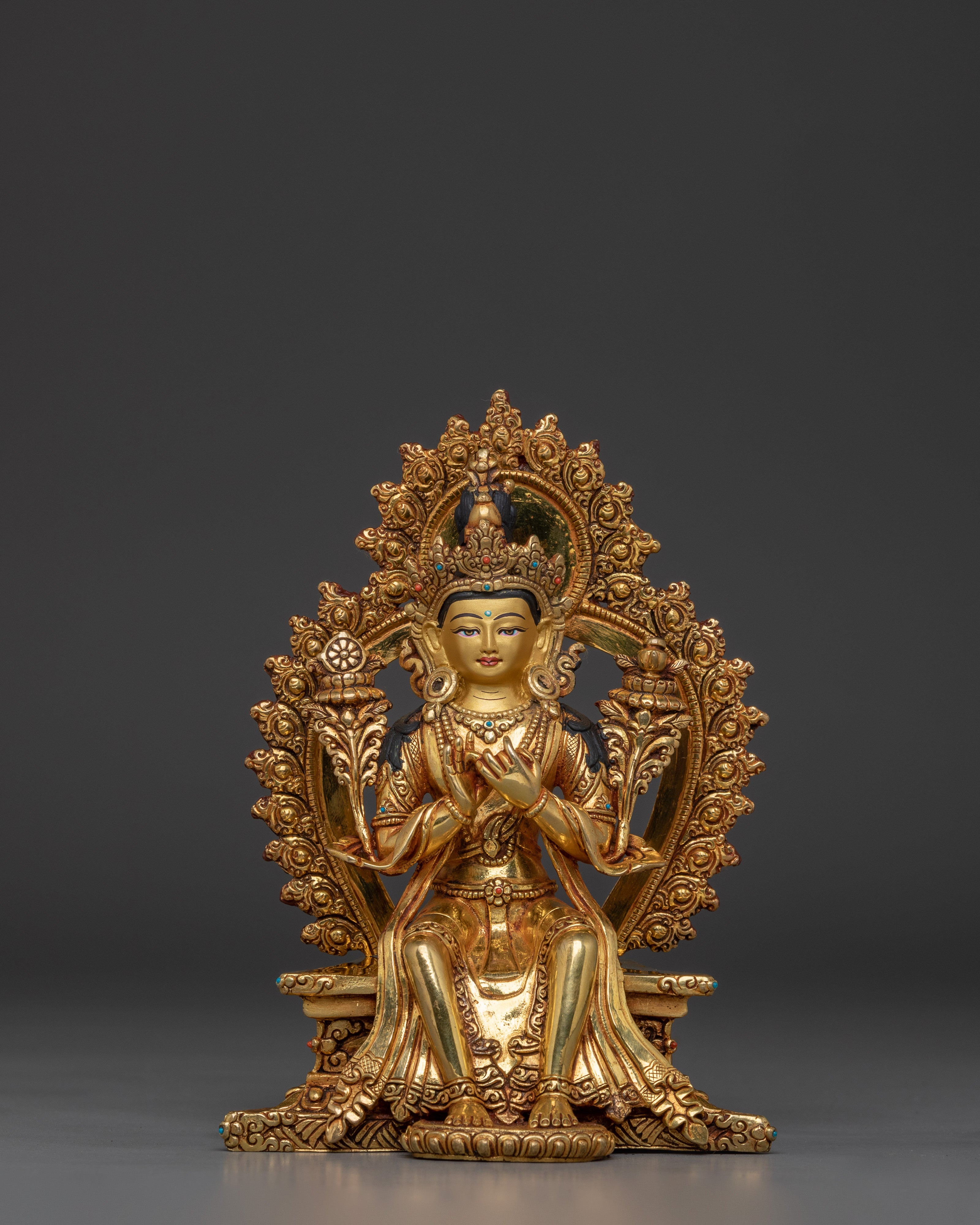 Copper Body Maitreya Buddha