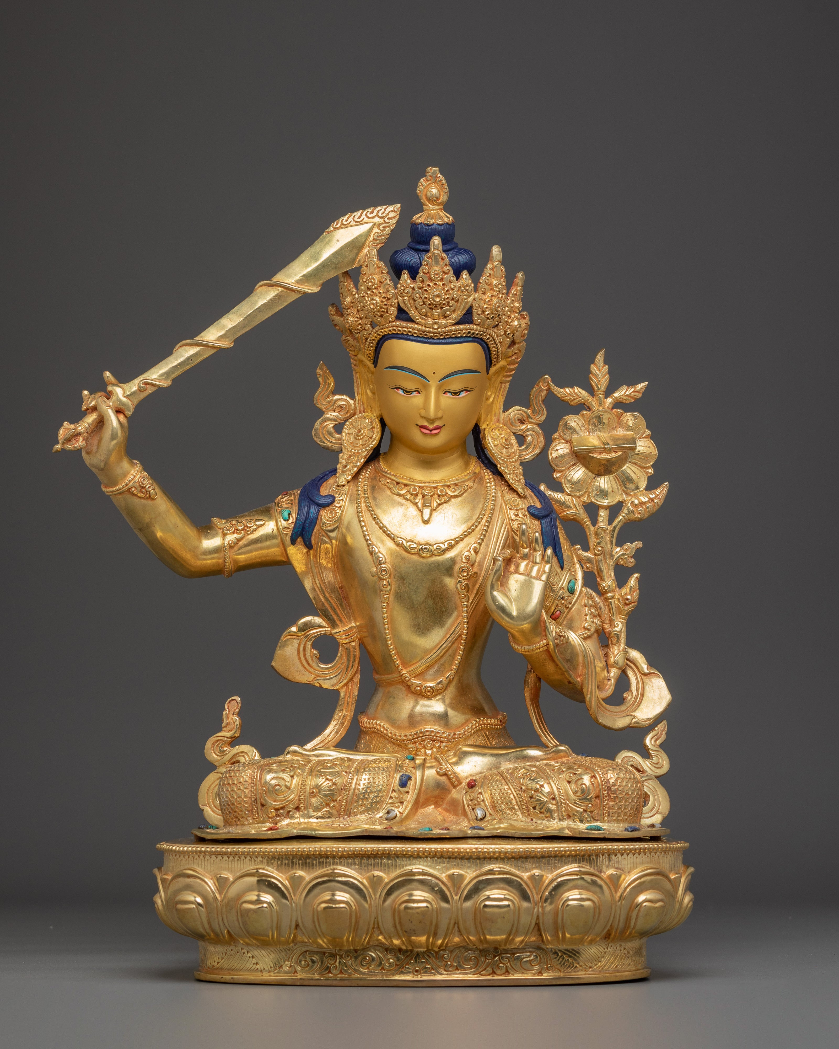 Manjushri Statue: Supreme Wisdom Deity