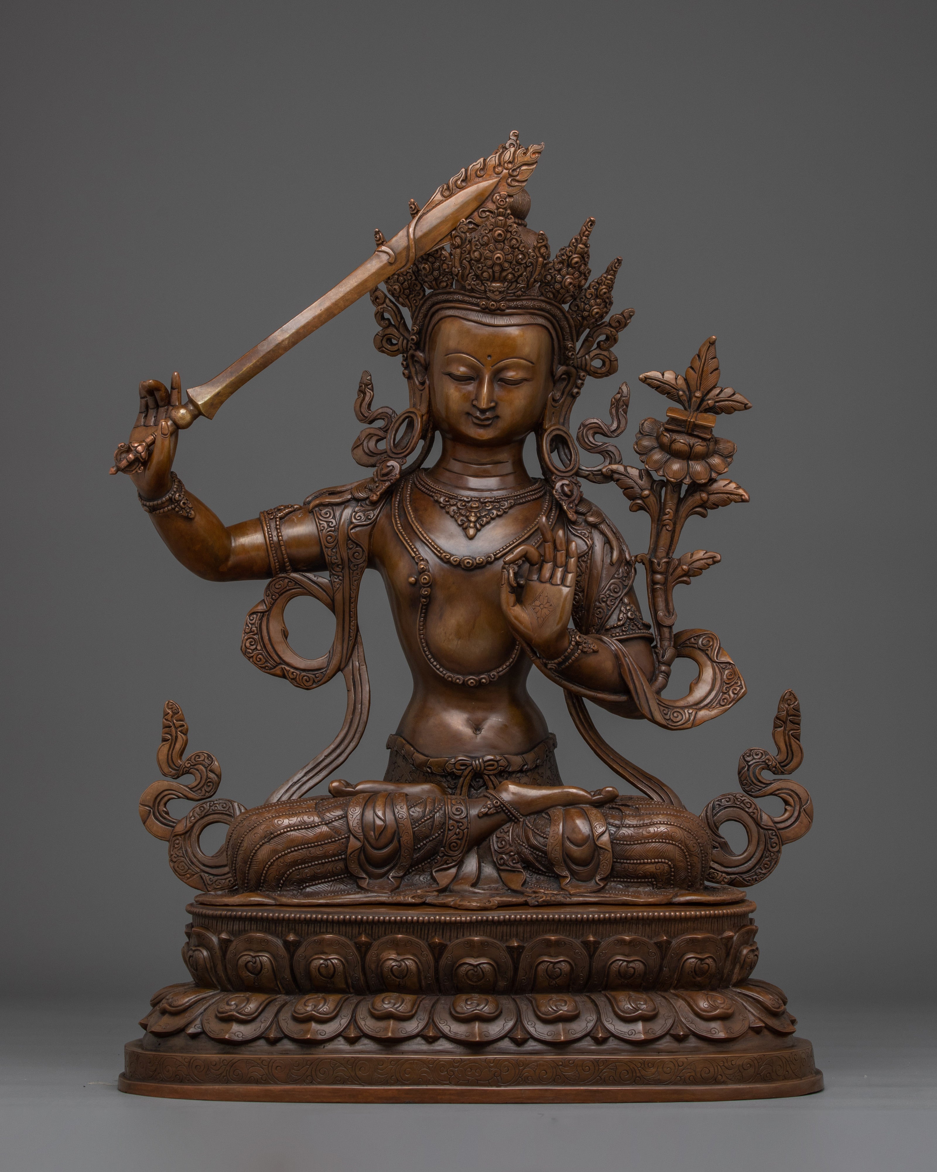 Ultimate Wisdom Deity Manjushri Figurine