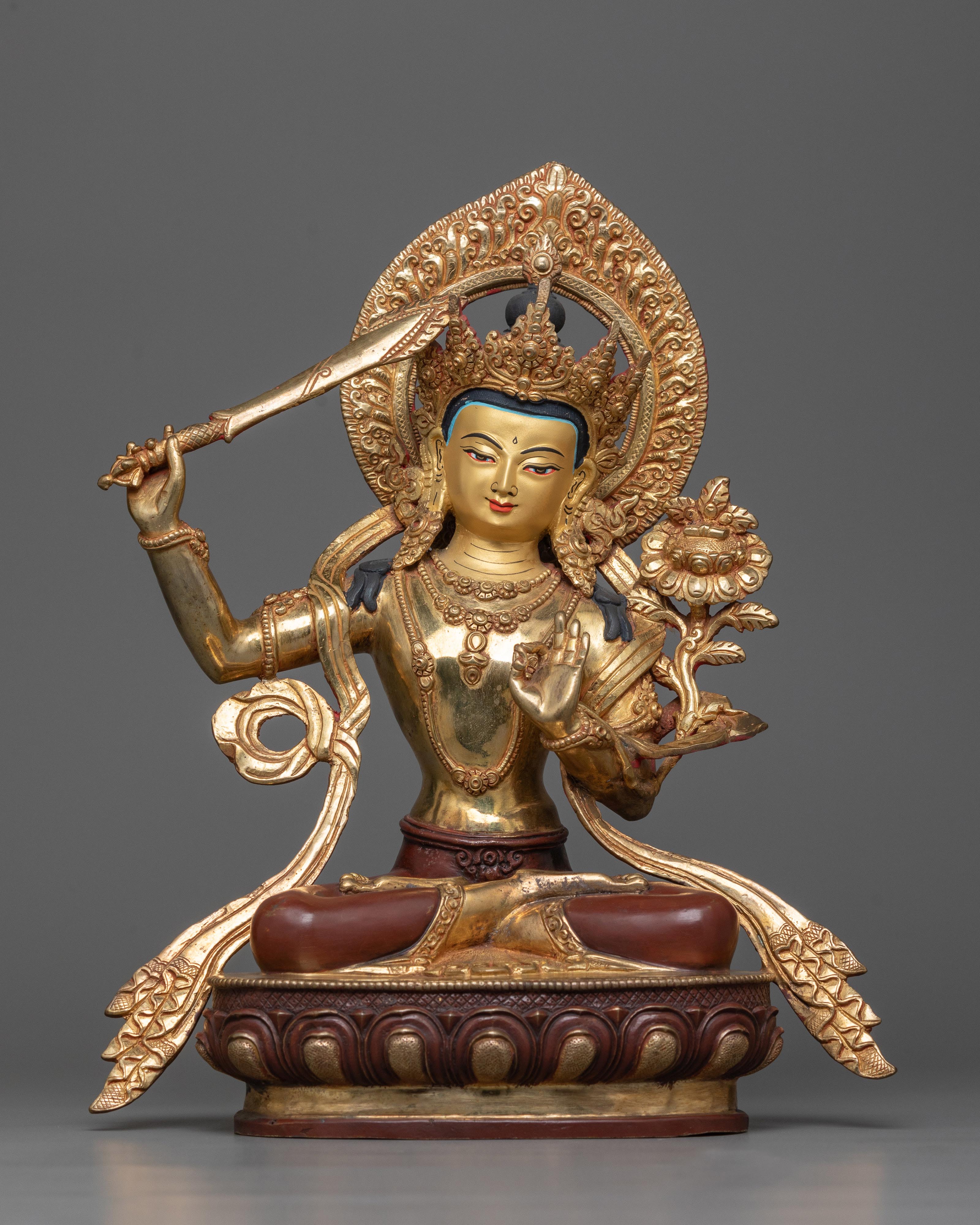 wisdom-buddha-manjushri-sculpture
