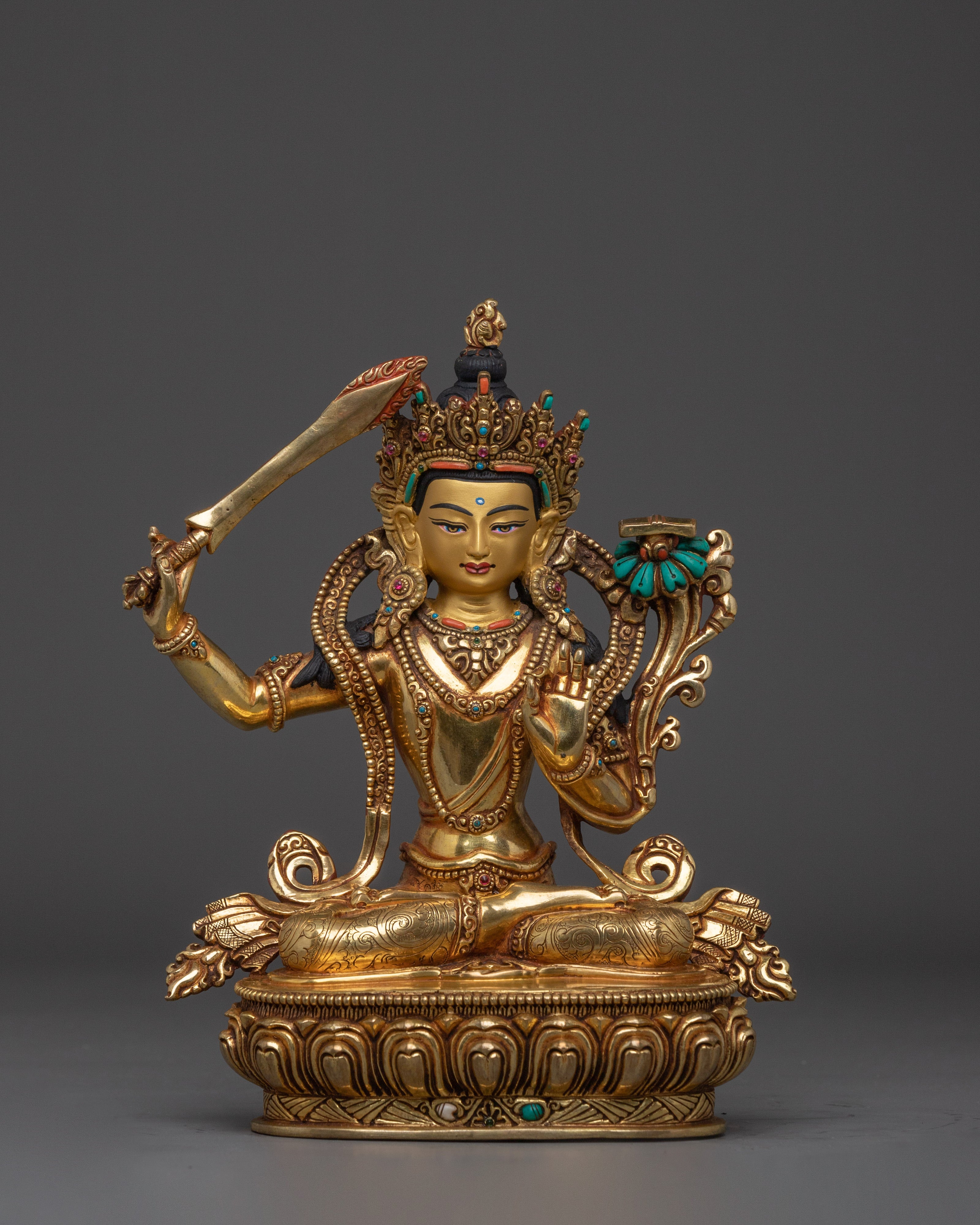 supreme-wisdom-deity-manjushri-statue