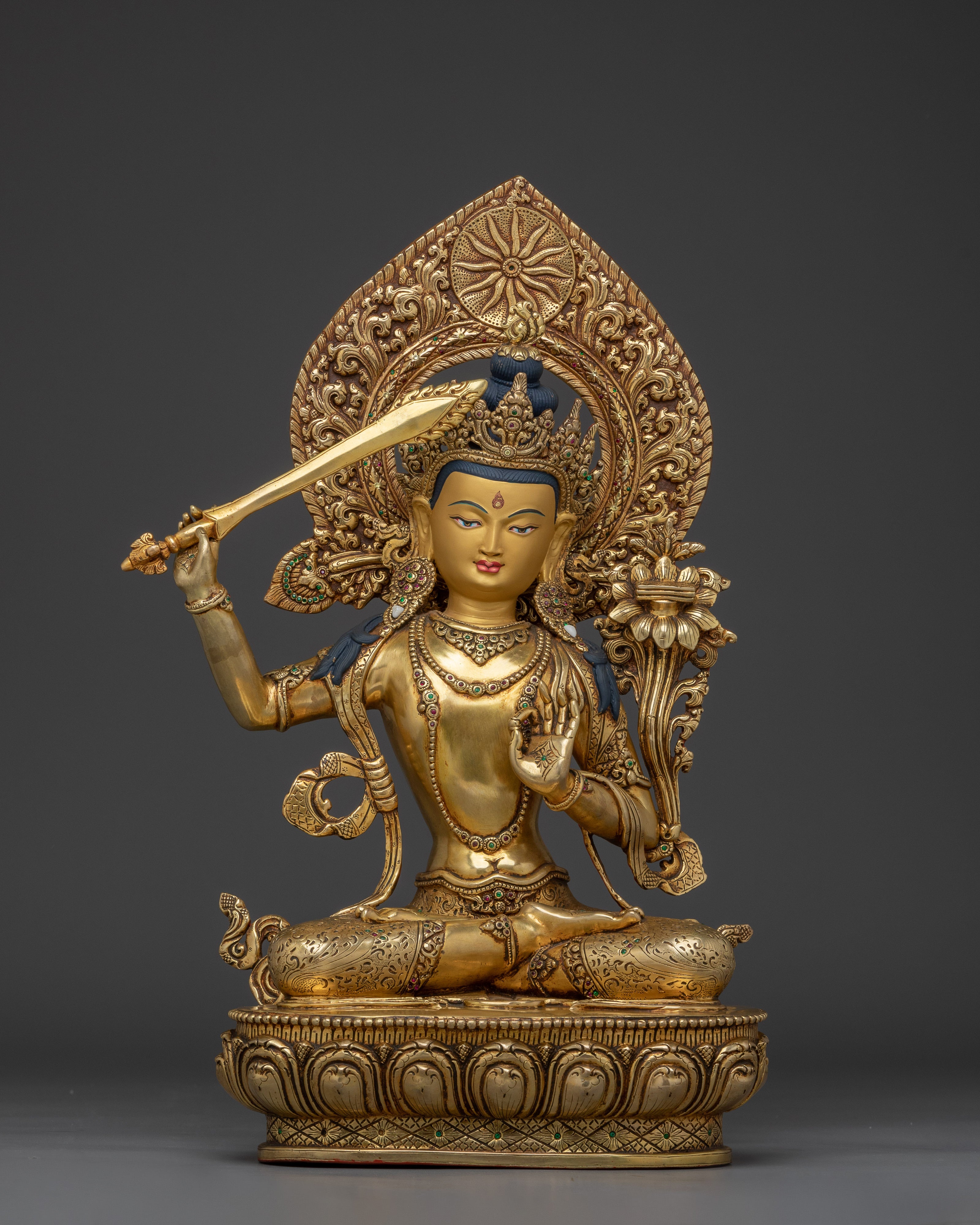Sculpture of Tibetan Buddhist Manjushri