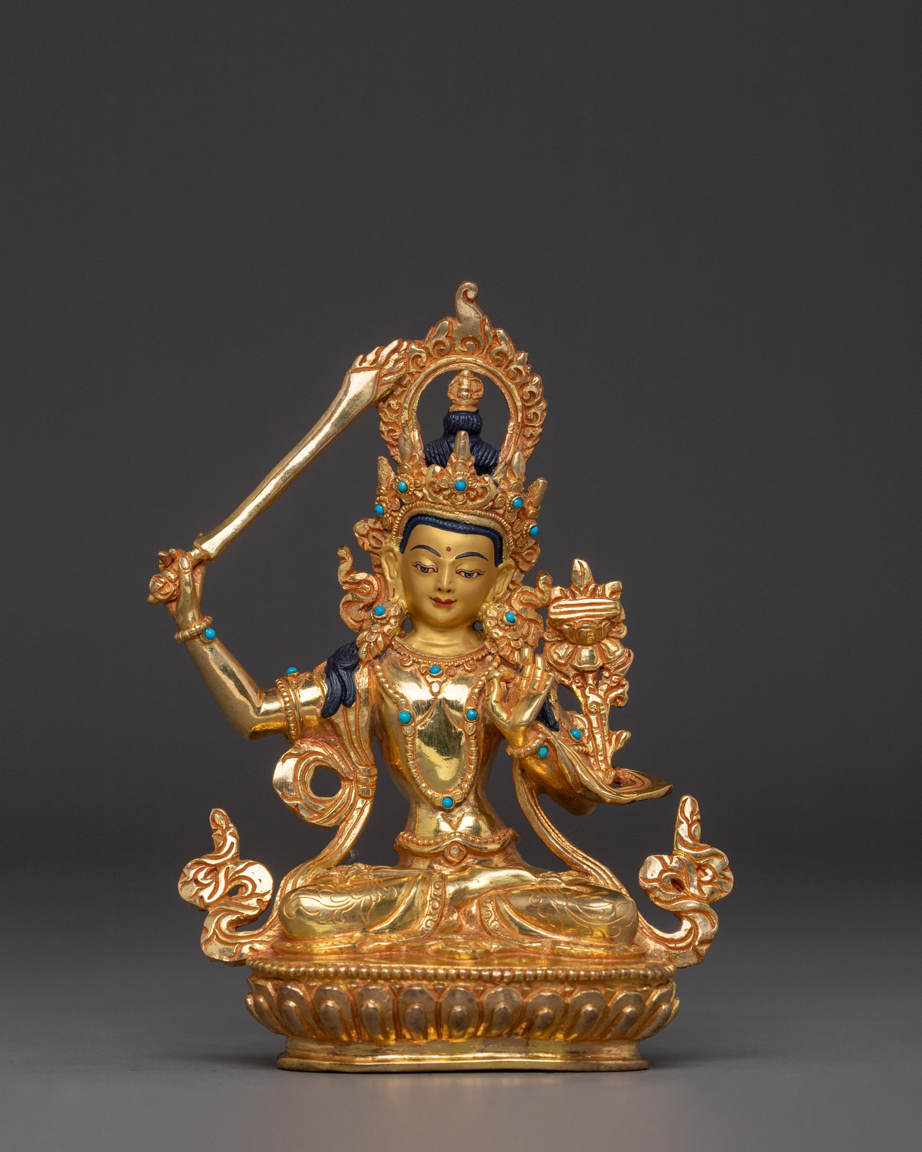 divine-bodhisattva-manjsuhri-statue