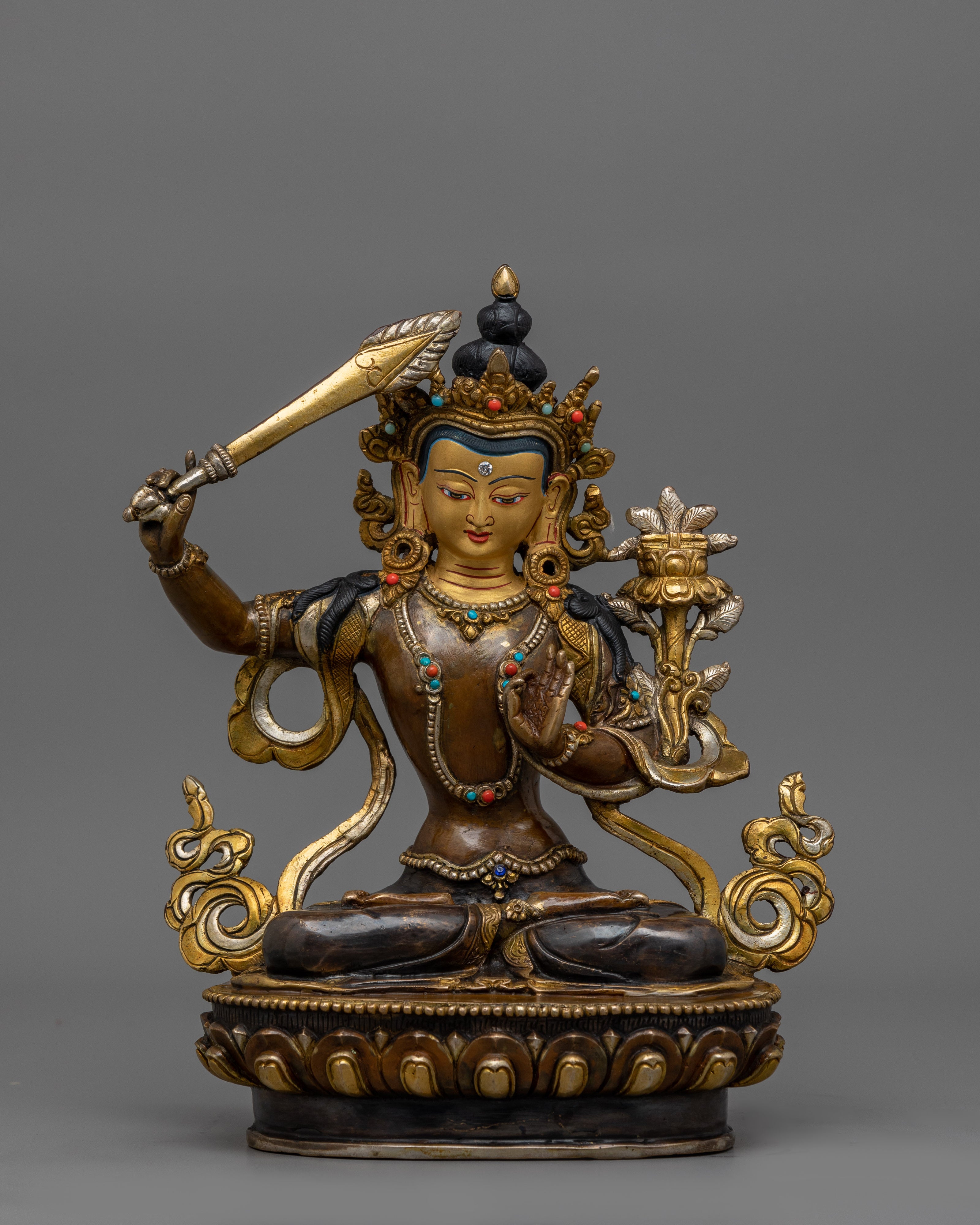 wisdom-god-manjushri-figurine