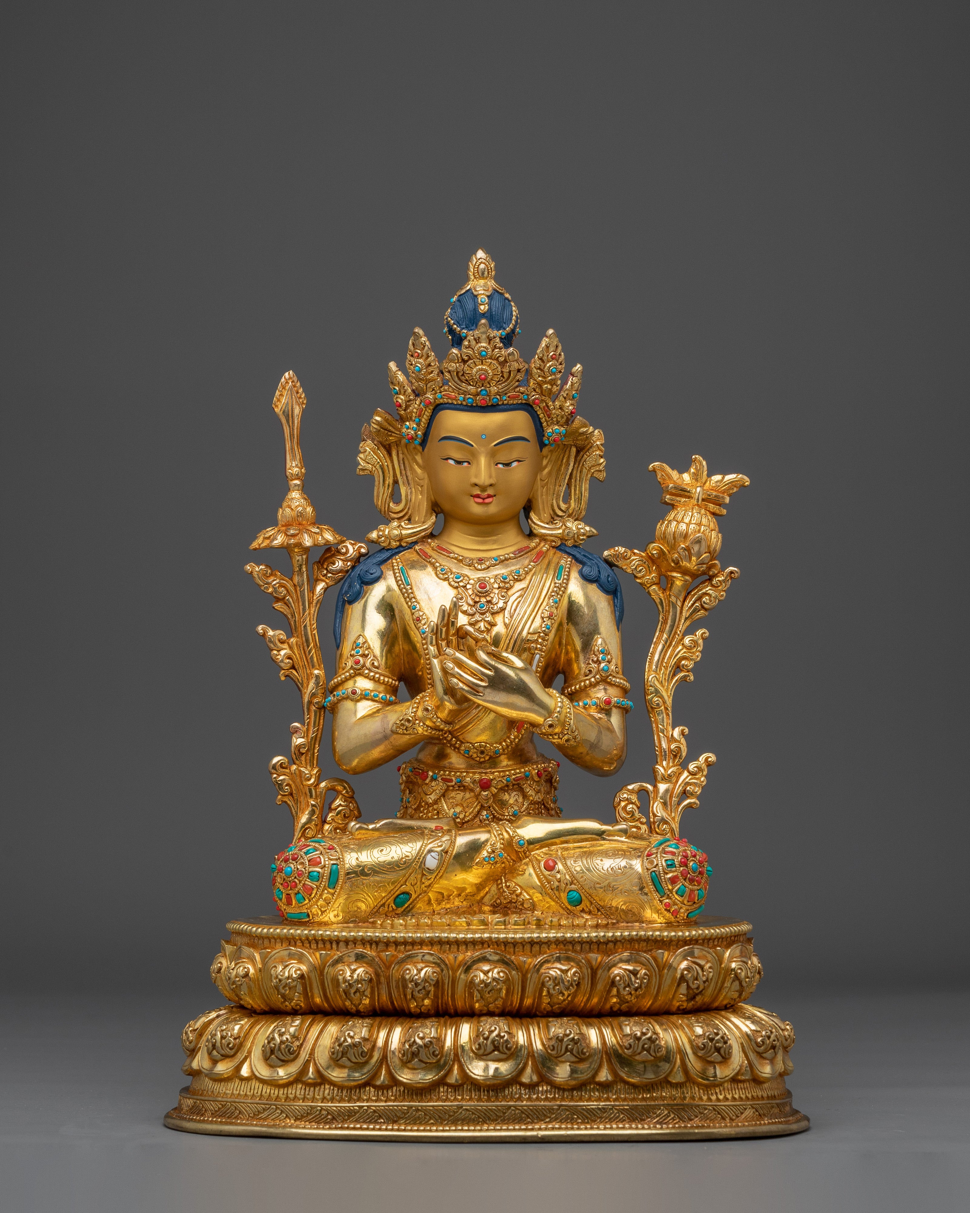 Wisdom Symbol Manjughosa Statue