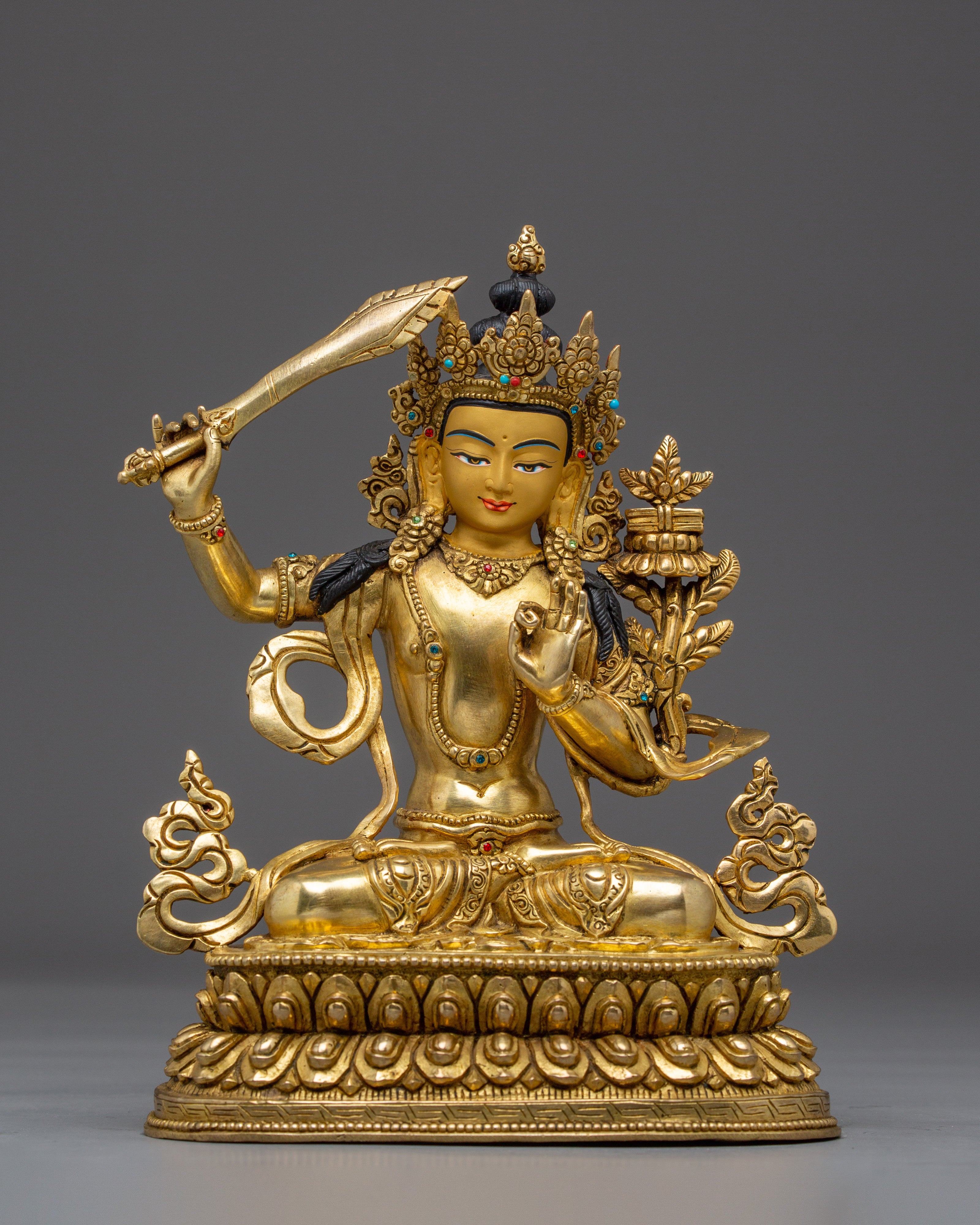 Bodhisattva Manjushri Handmade Statue