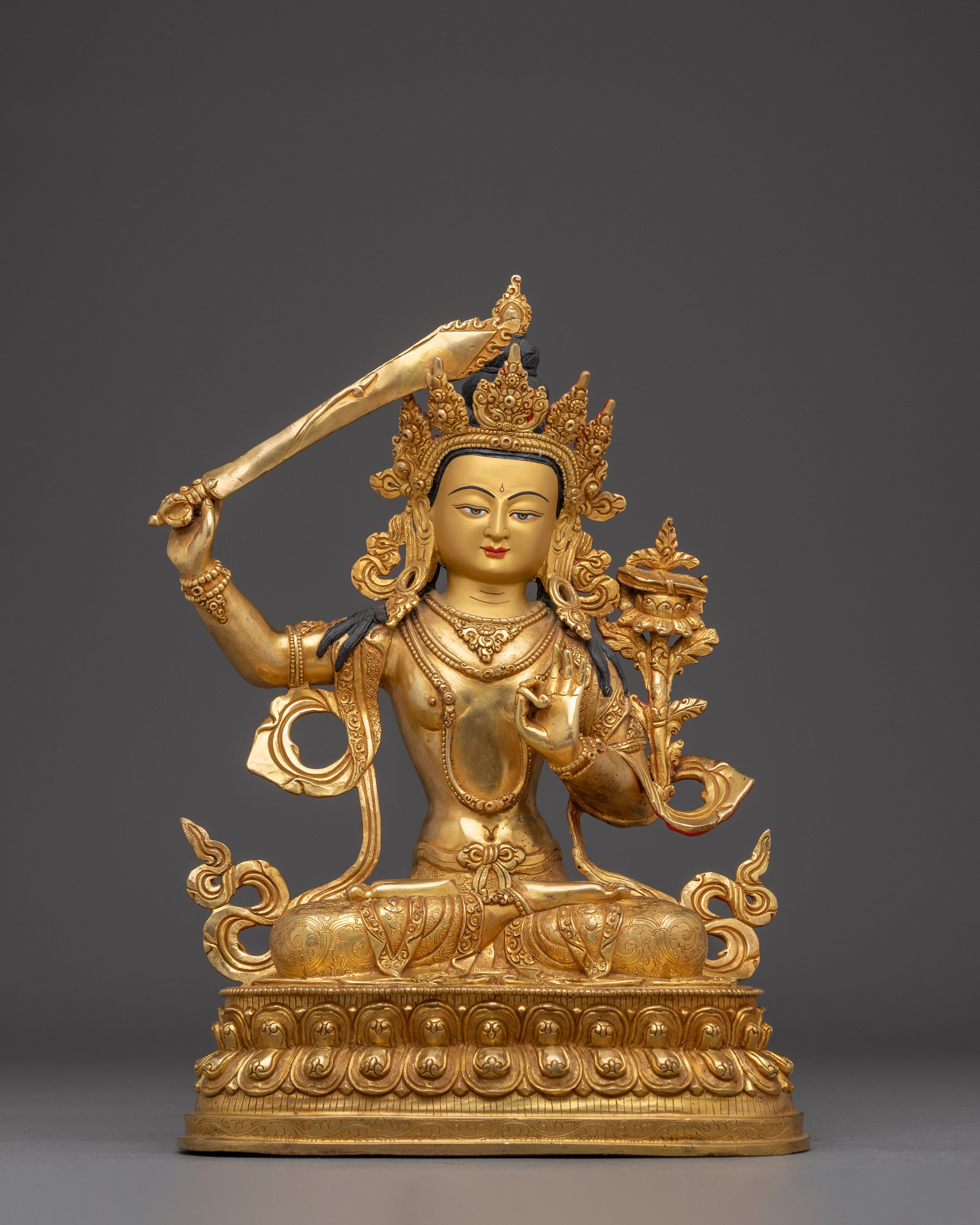 Buddhist Deity Manjushri Art for Wisdom