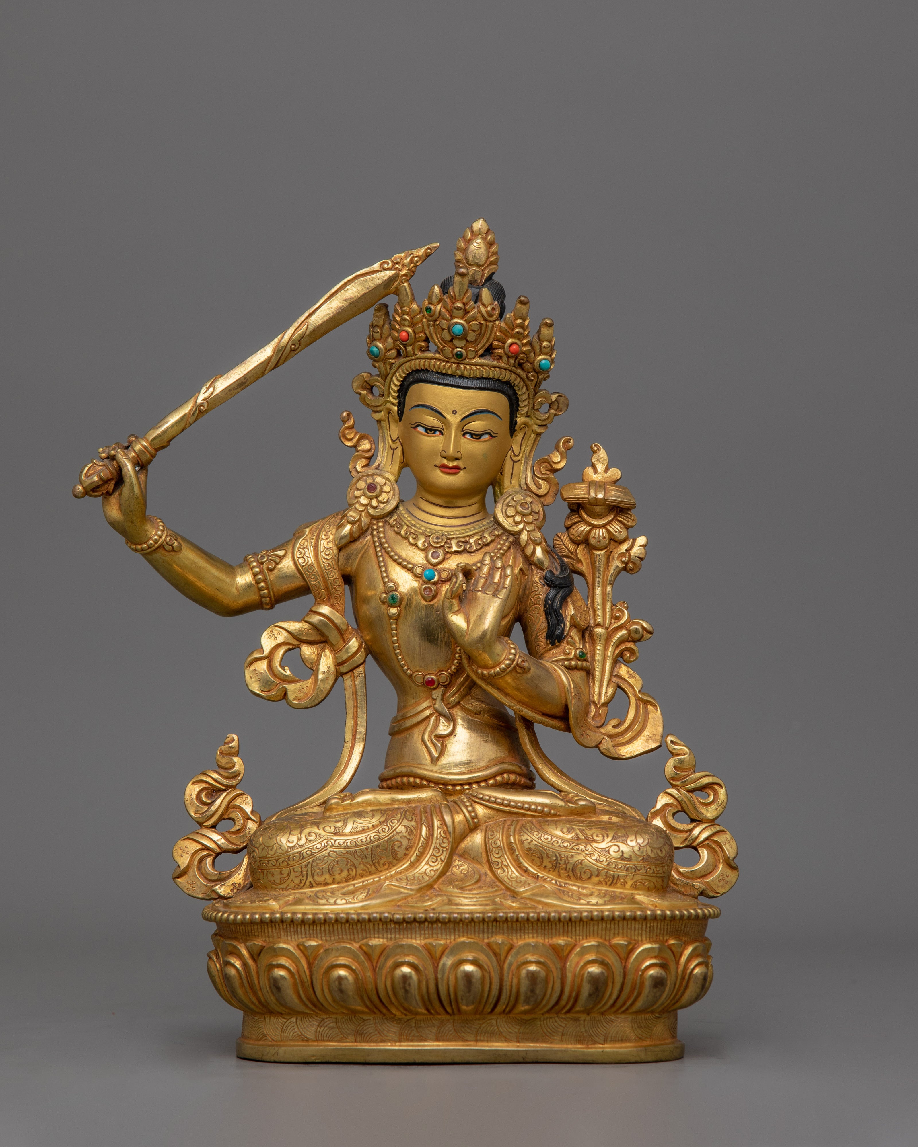Manjushri Hand Crafted figurine