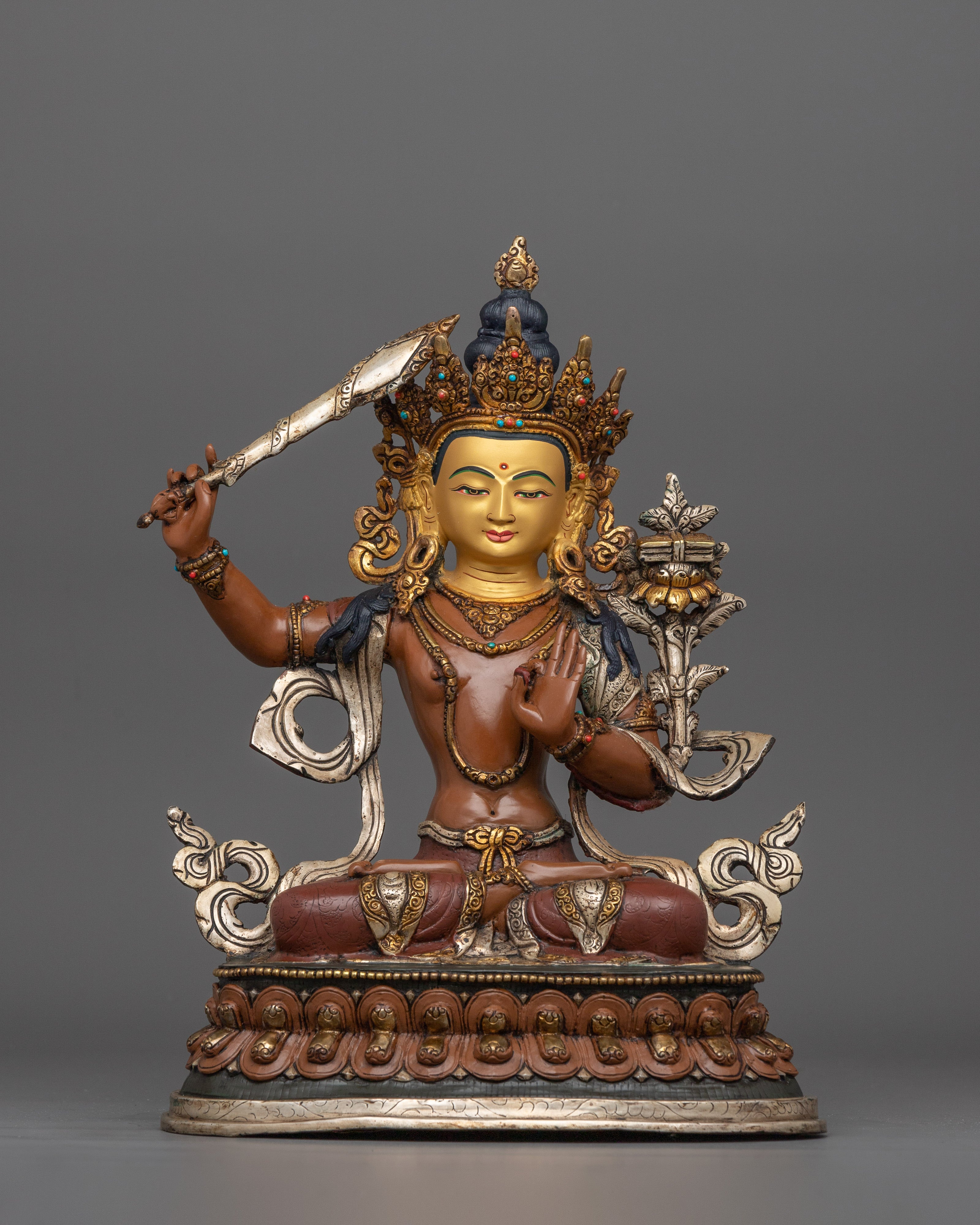 youthful-bodhisattva-manjushri-statue