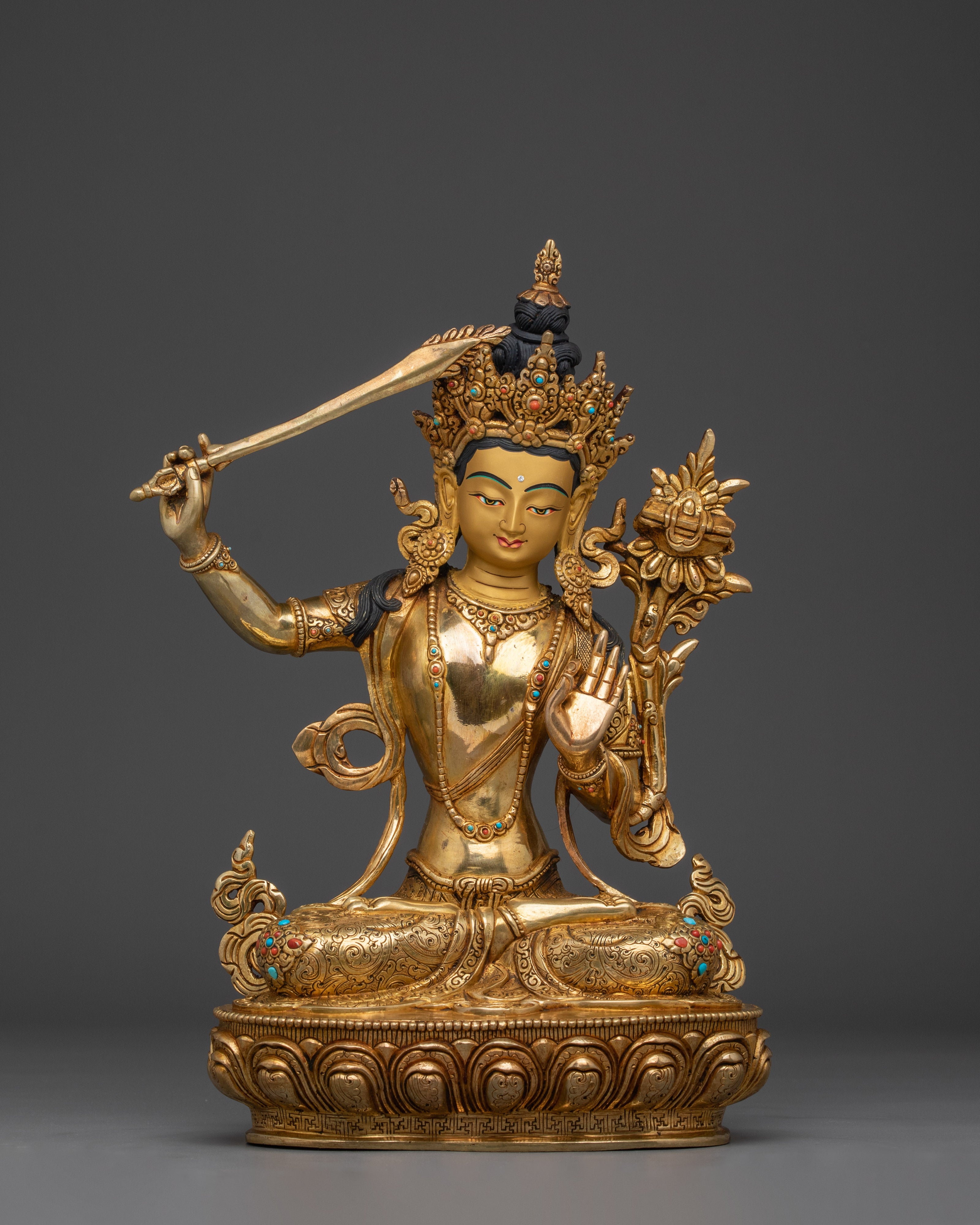 divine-bodhisattva-manjushri-statue