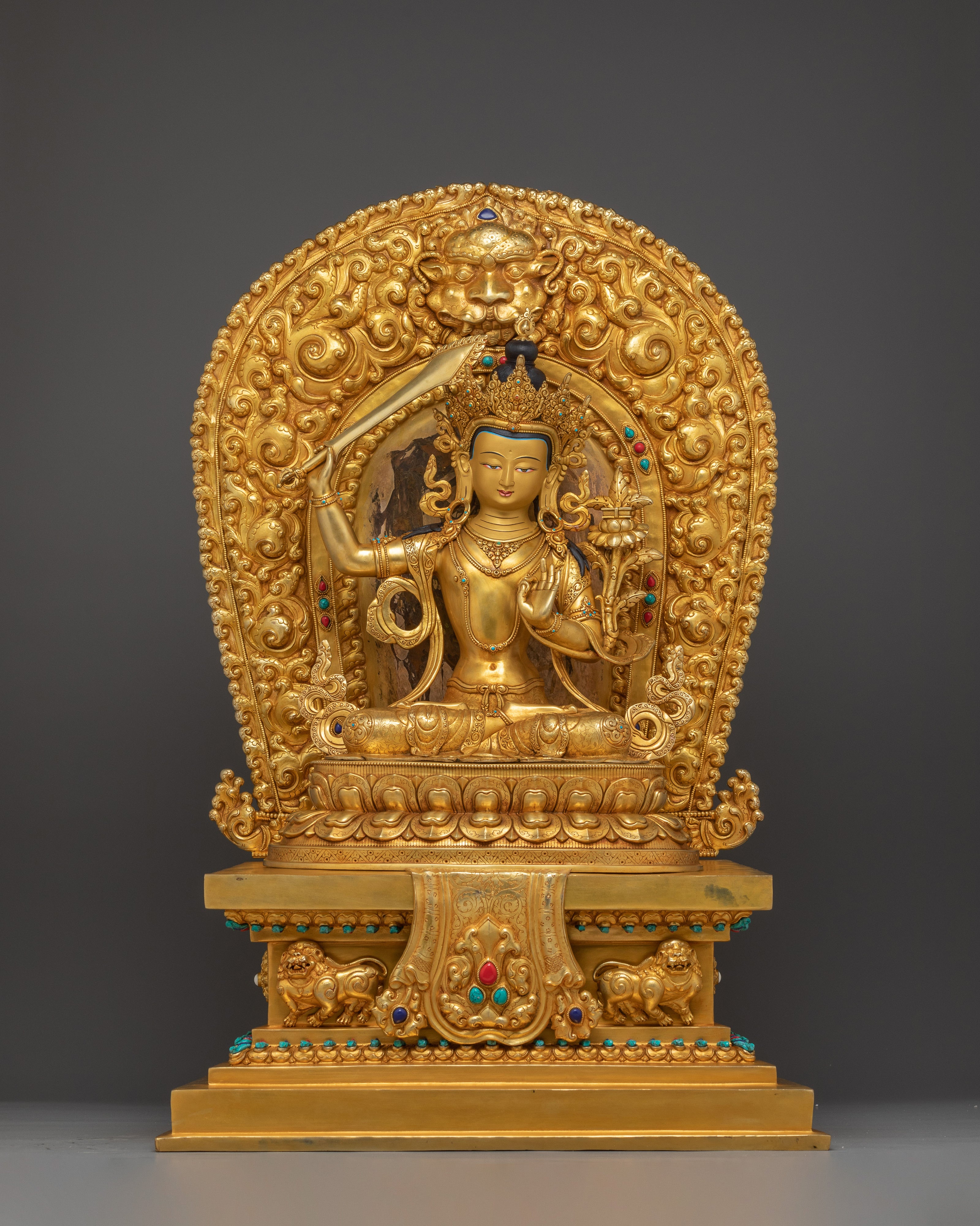manjushri-on-throne