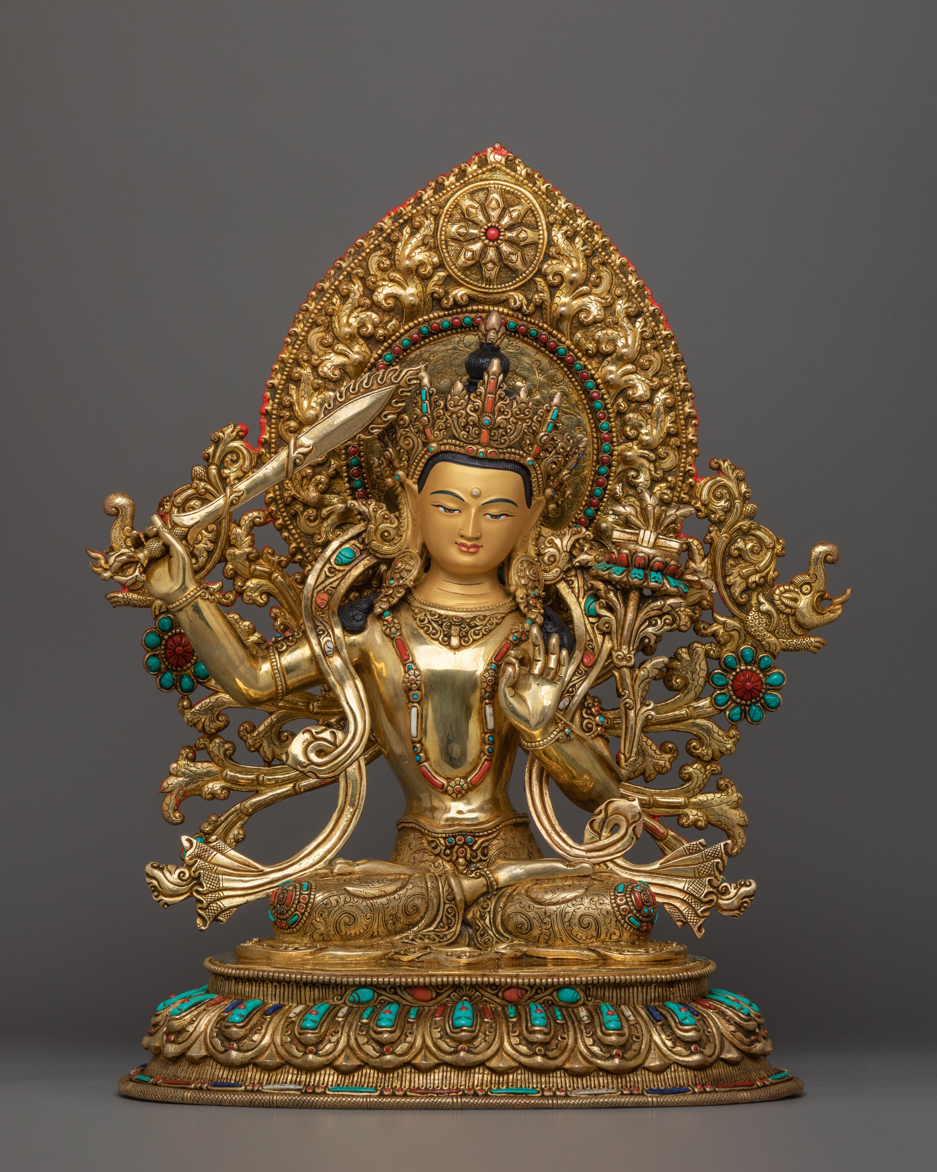 statue-of-wisdom-deity-manjushri