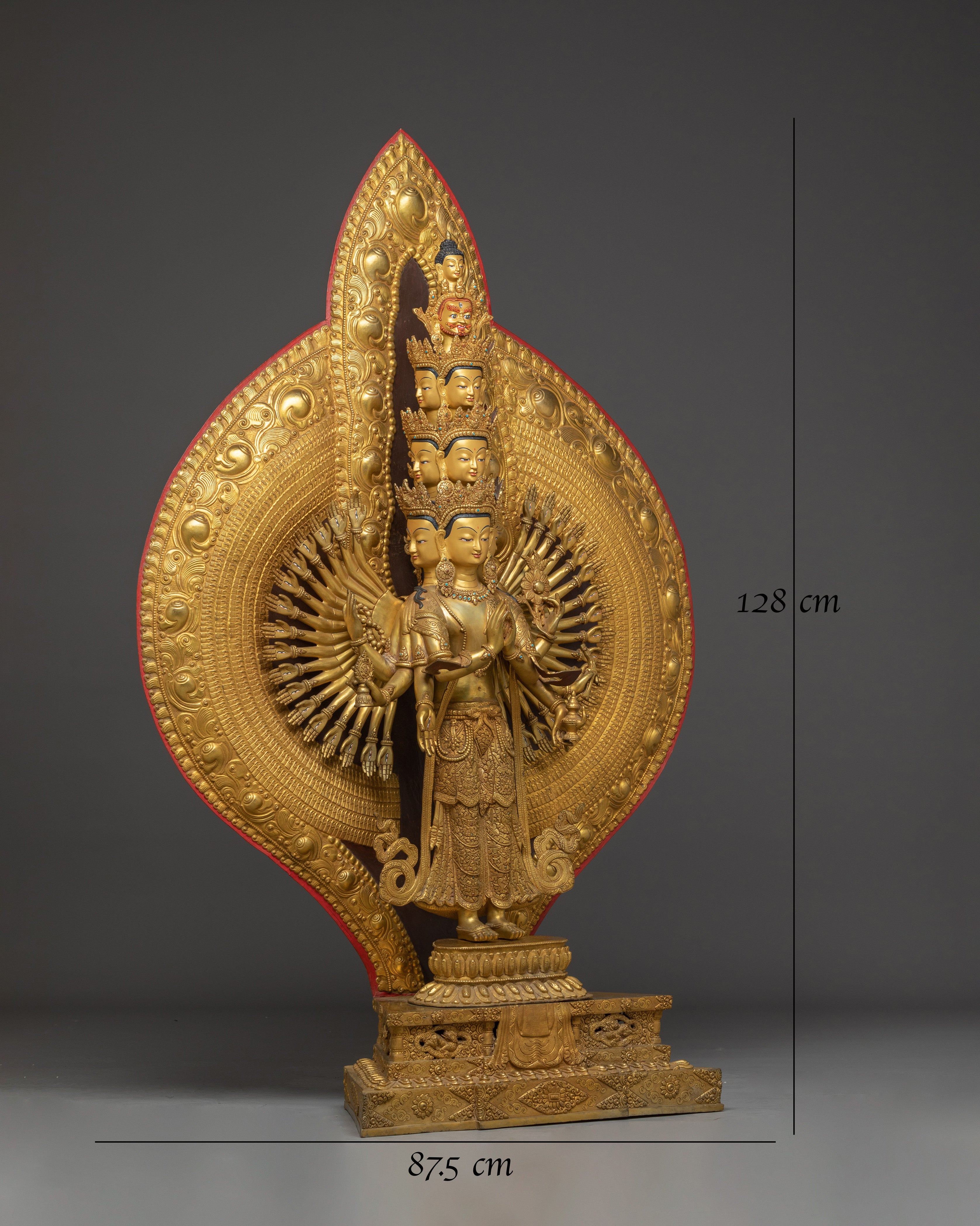 Divine Compassion 1000 Armed Chenrezig Statue | Meditation and Spiritual Enlightenment