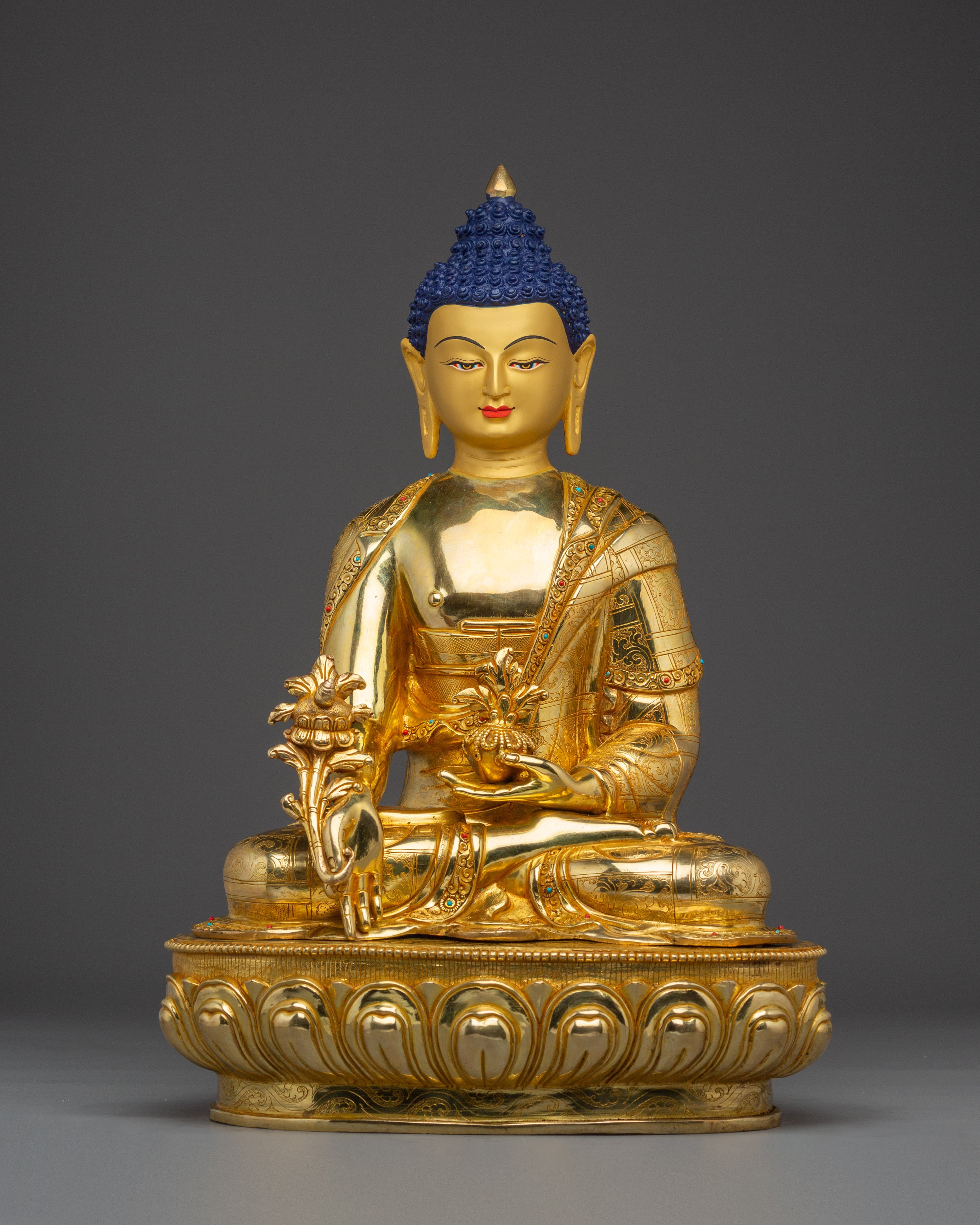 Medicine Buddha Sculpture for Healing