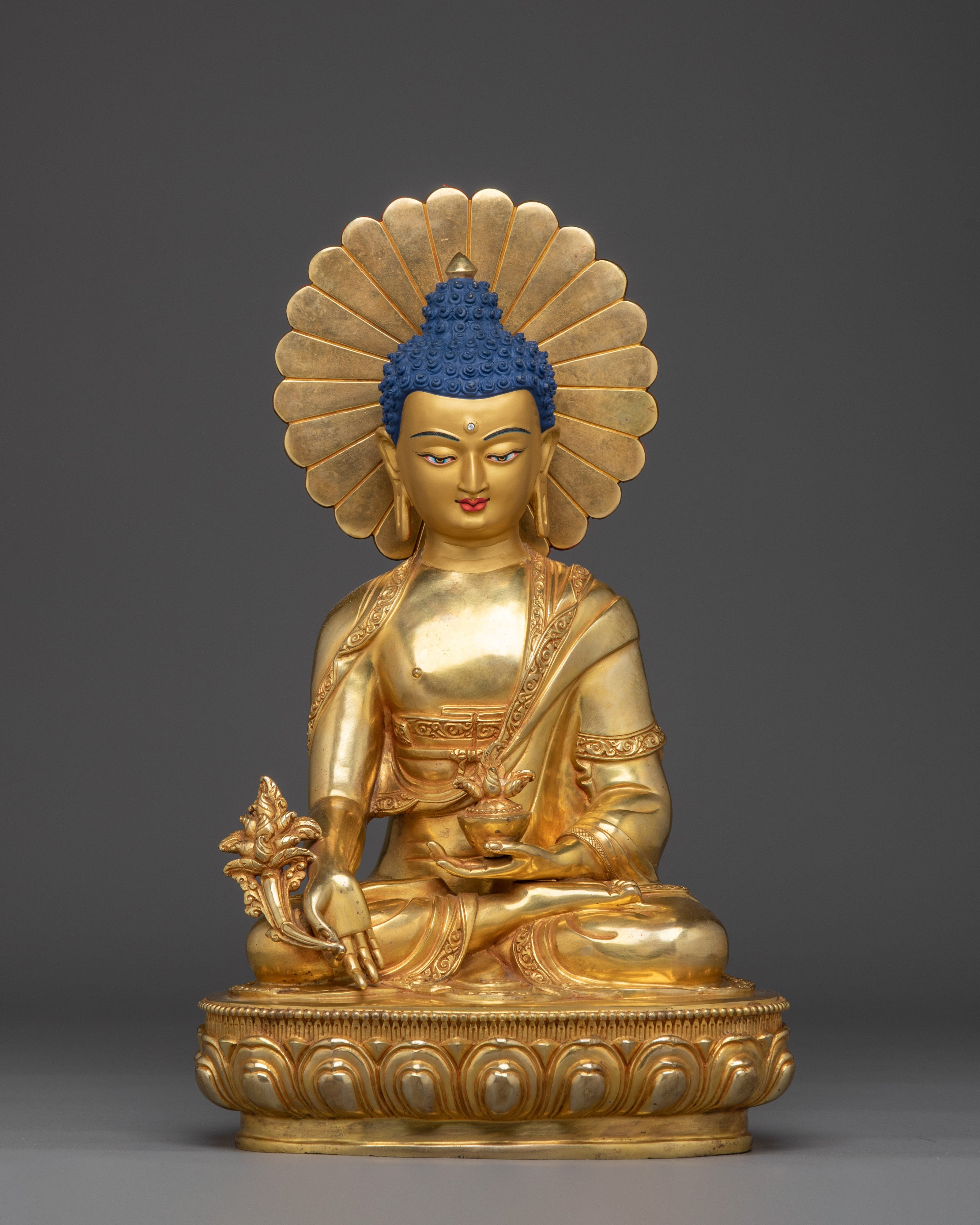 Traditional Buddhist Medicine Buddha Statue