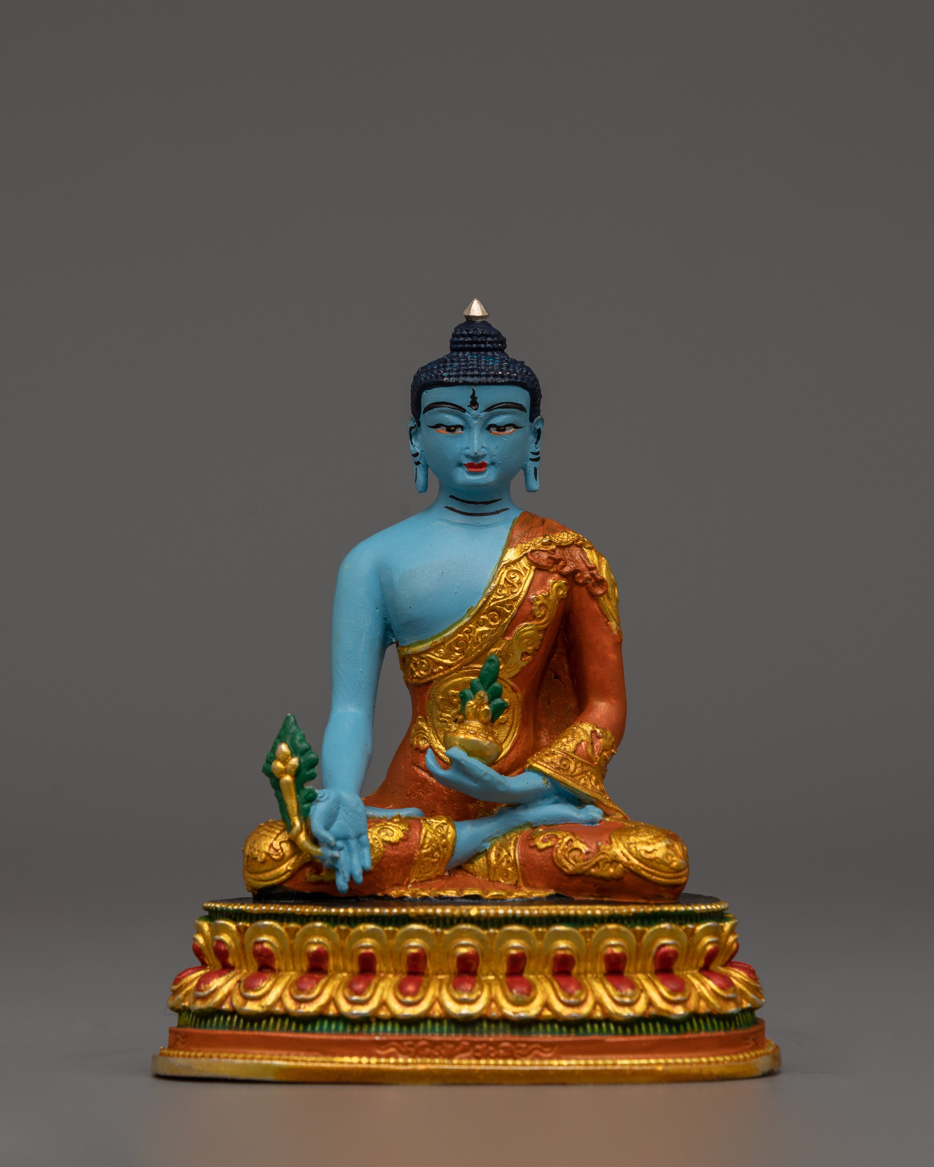 gold-electro-plated-statue-of-medicine-buddha