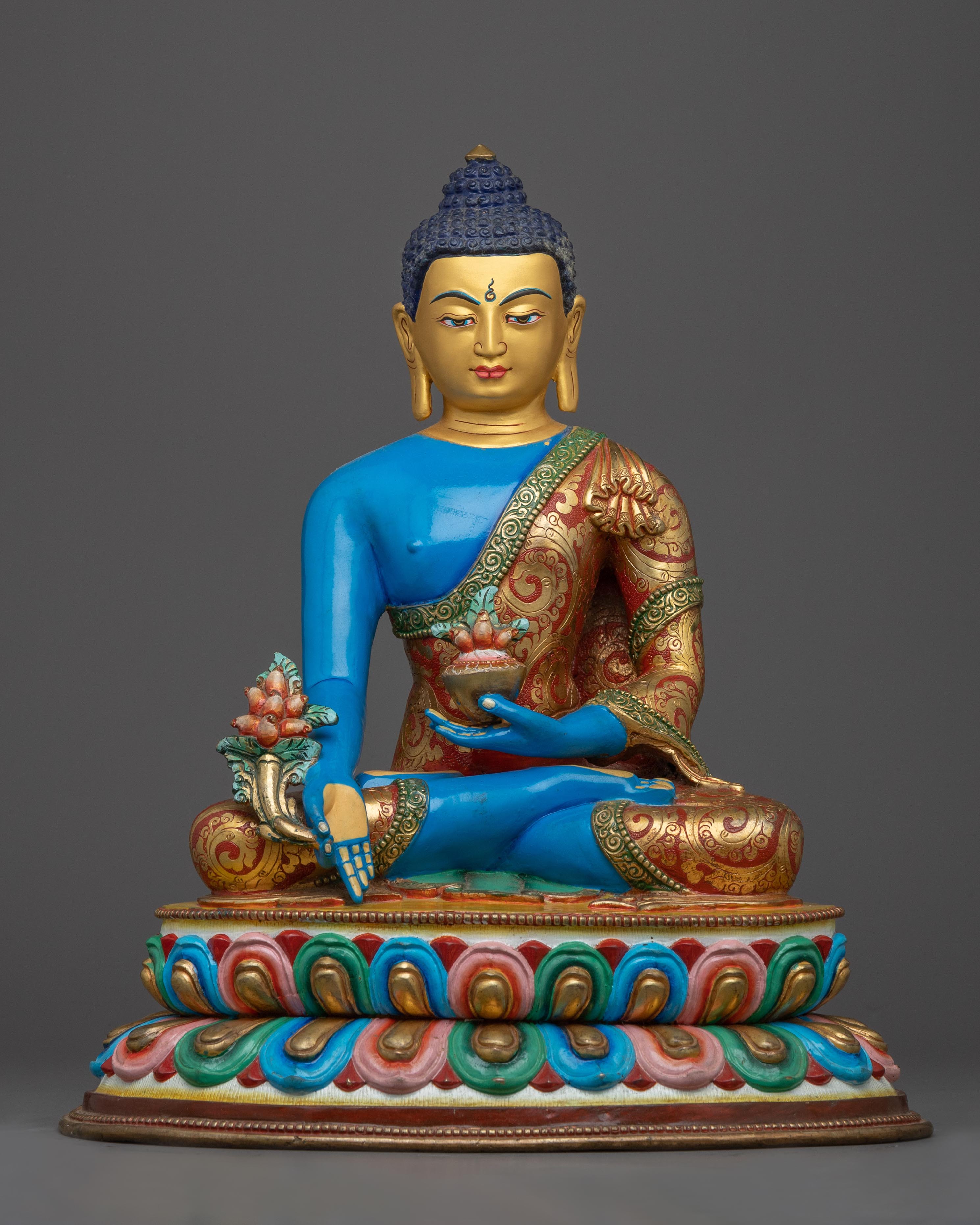 Blue Buddha Statue Bask In Celestial Serenity blue-buddha-statue-bask-in-celestial-serenity