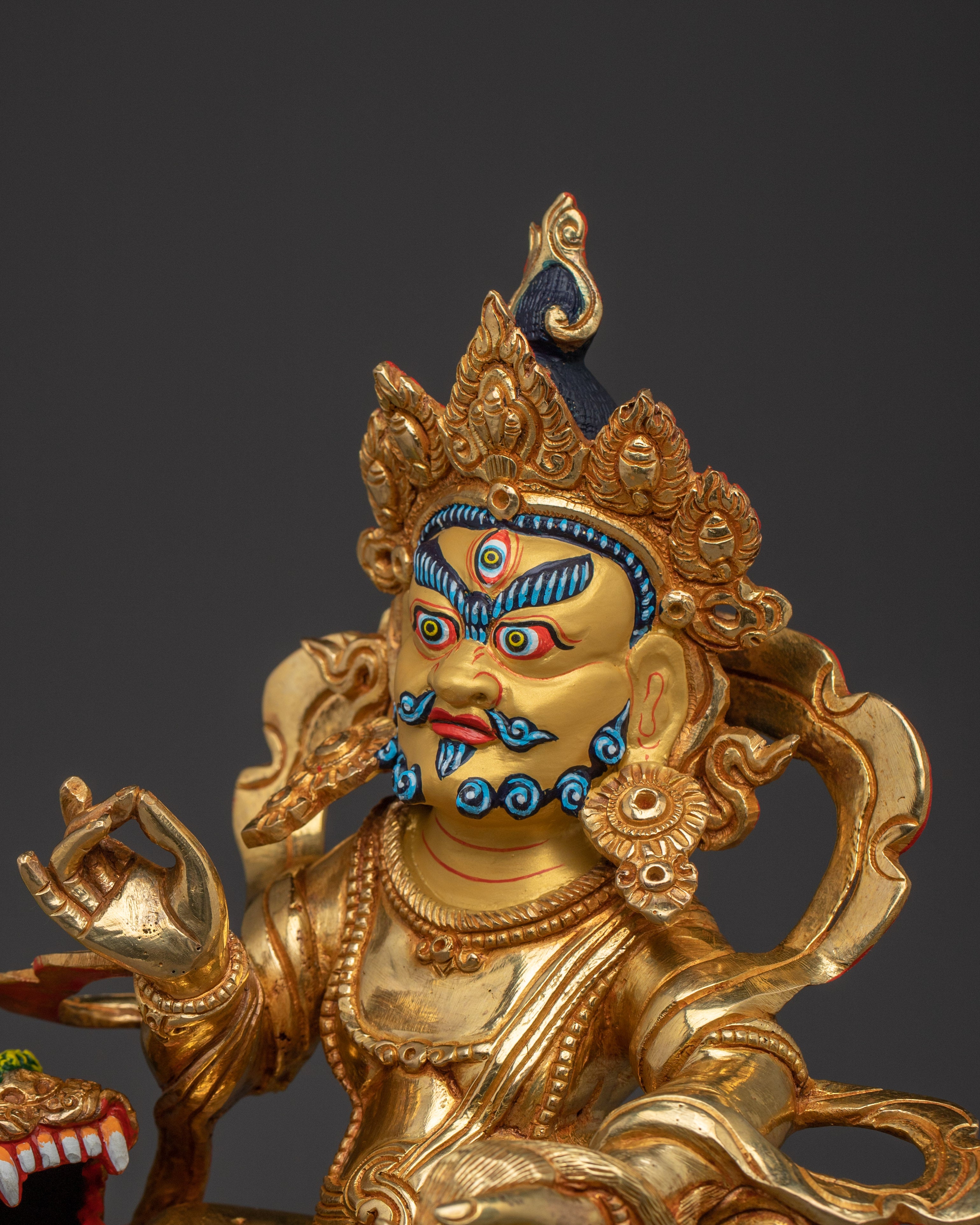 Northern Guardian Namtoshe Statue | Tibetan Wealth Deity