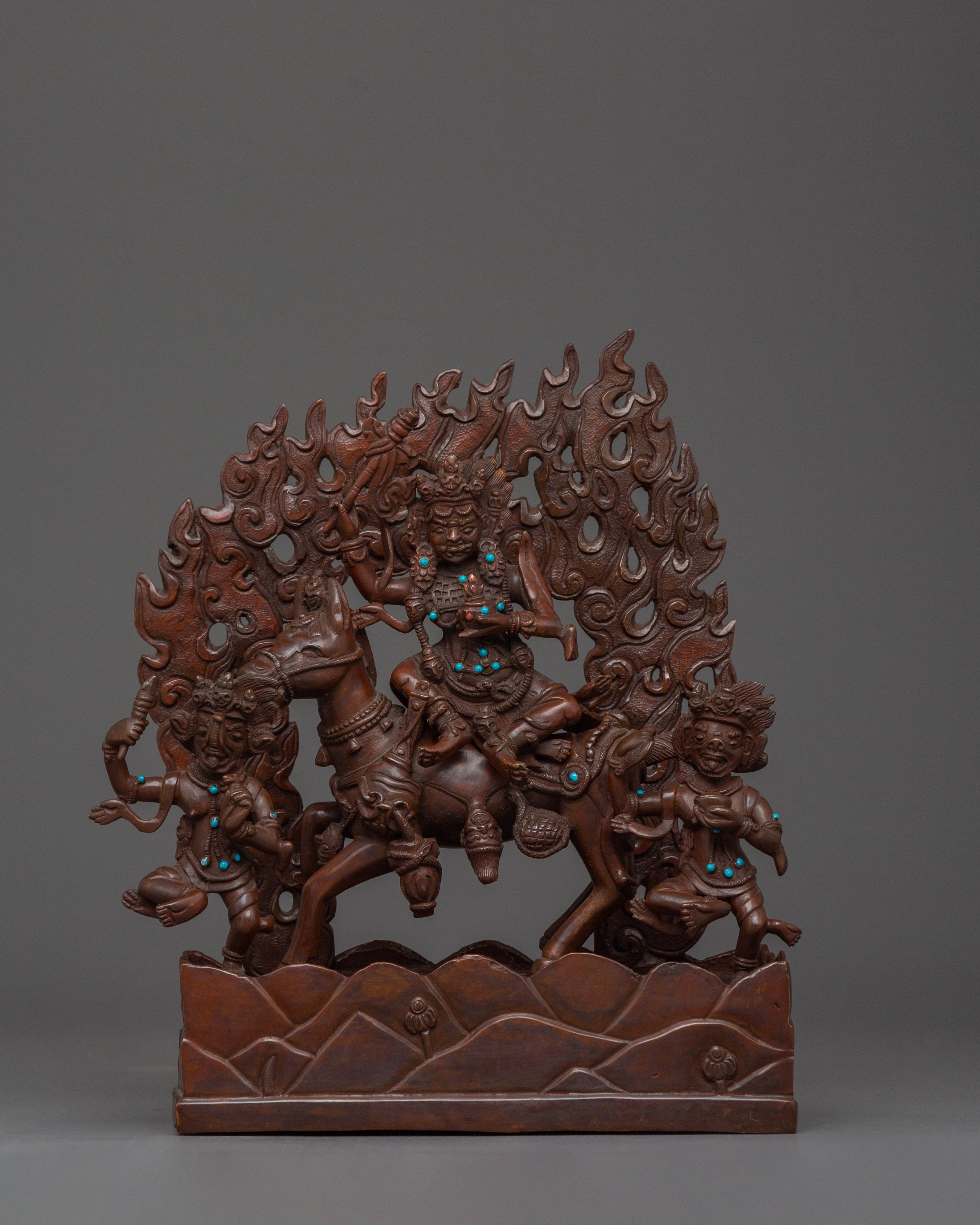 oxidized-phalden-lhamo-statue