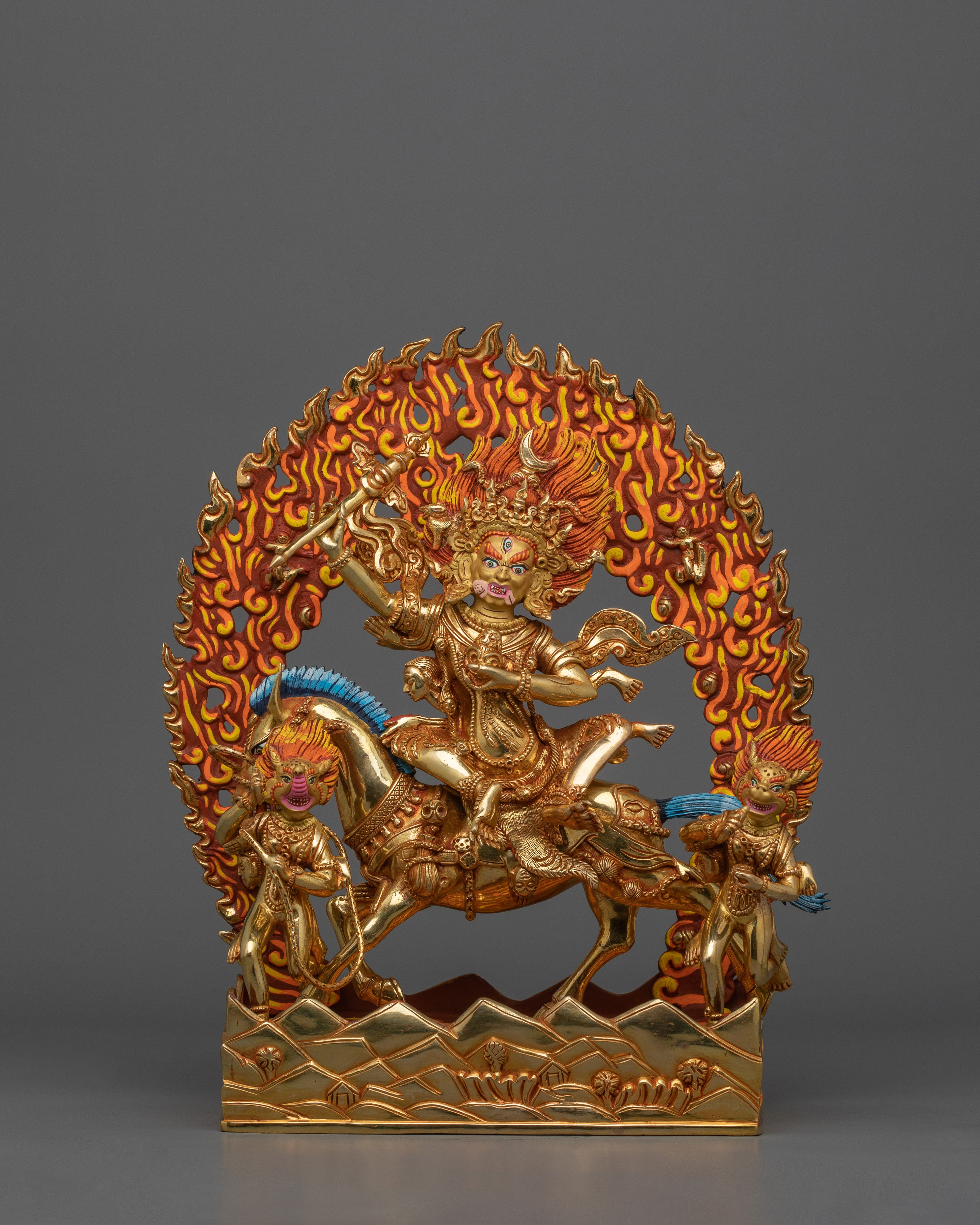 Palden Lhamo with Horse