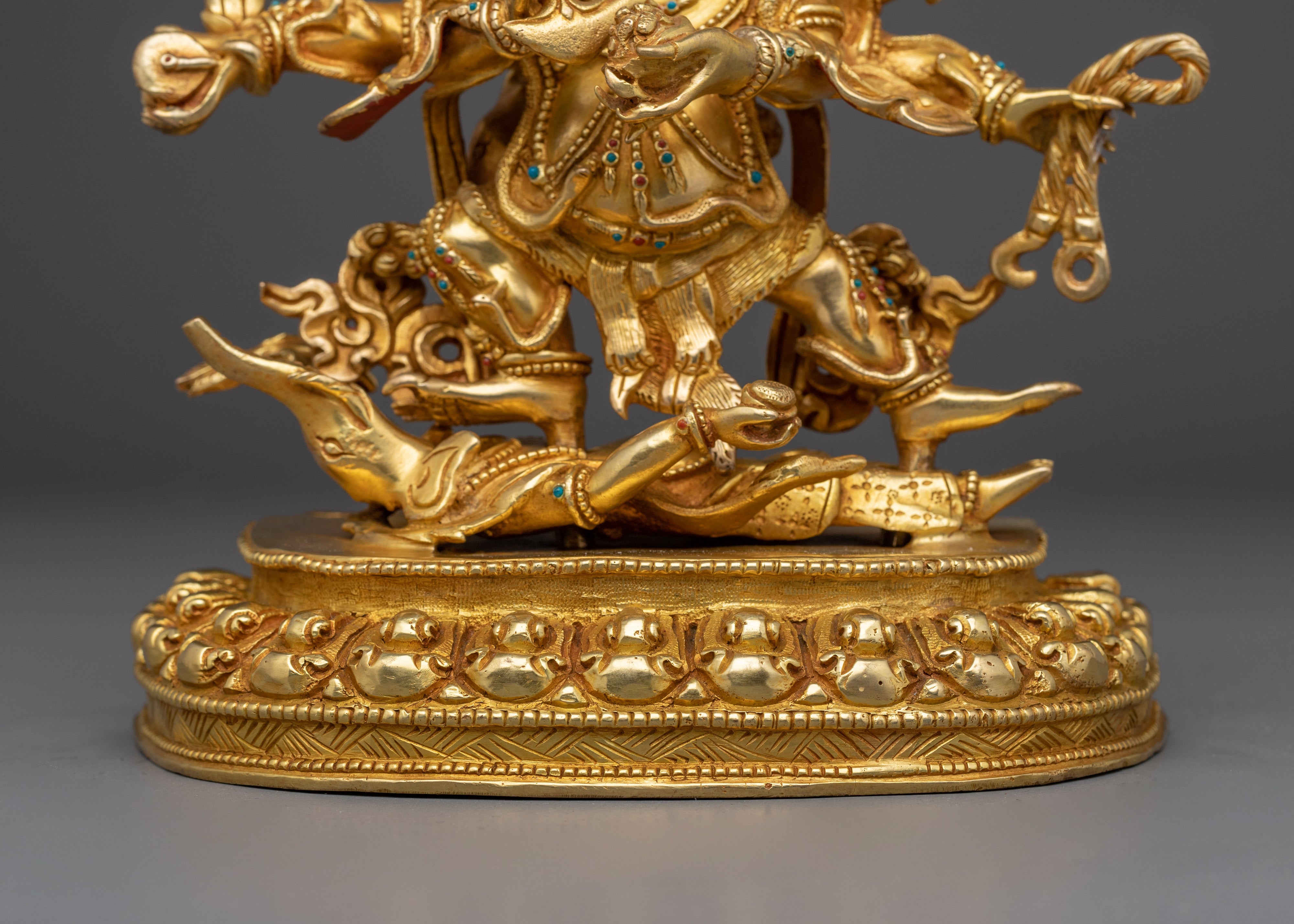 Protection Icon Six Armed Mahakala | Wrathful Statue