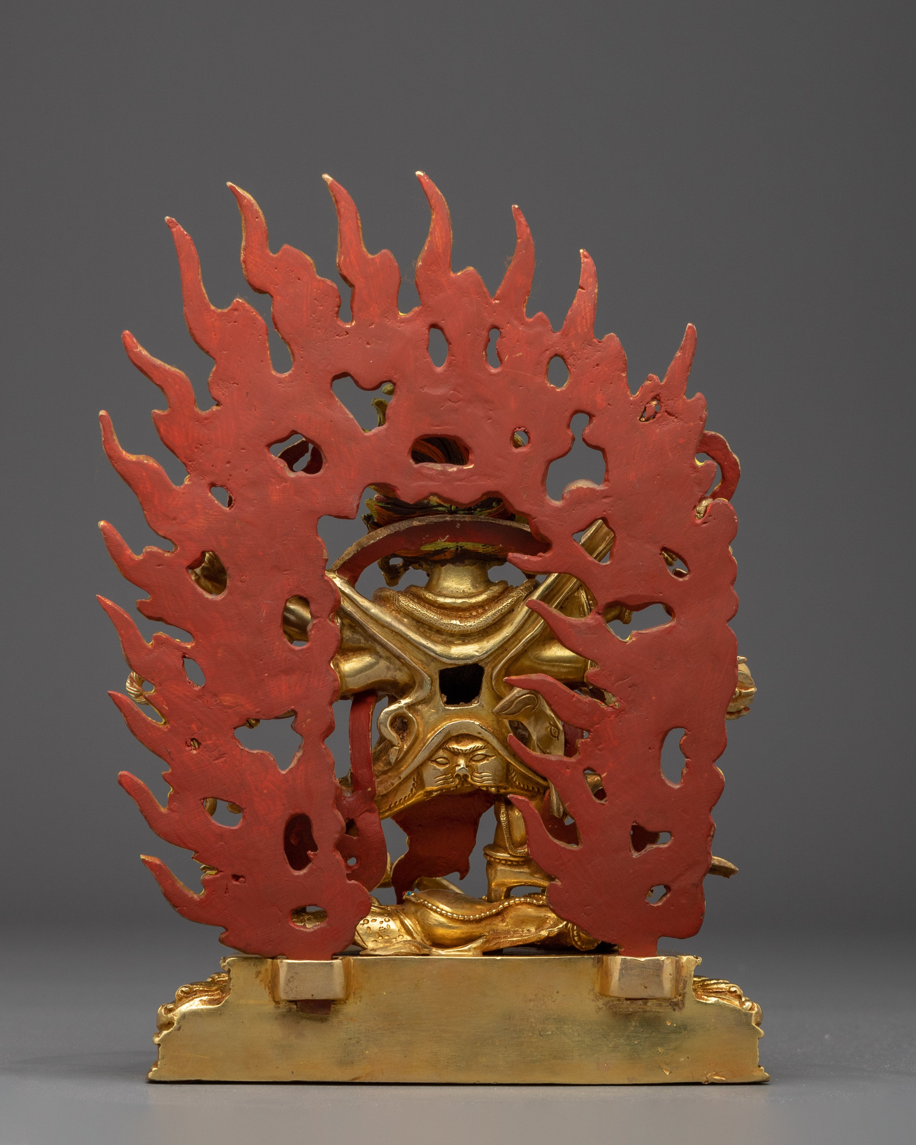 Protection Icon Six Armed Mahakala | Wrathful Statue