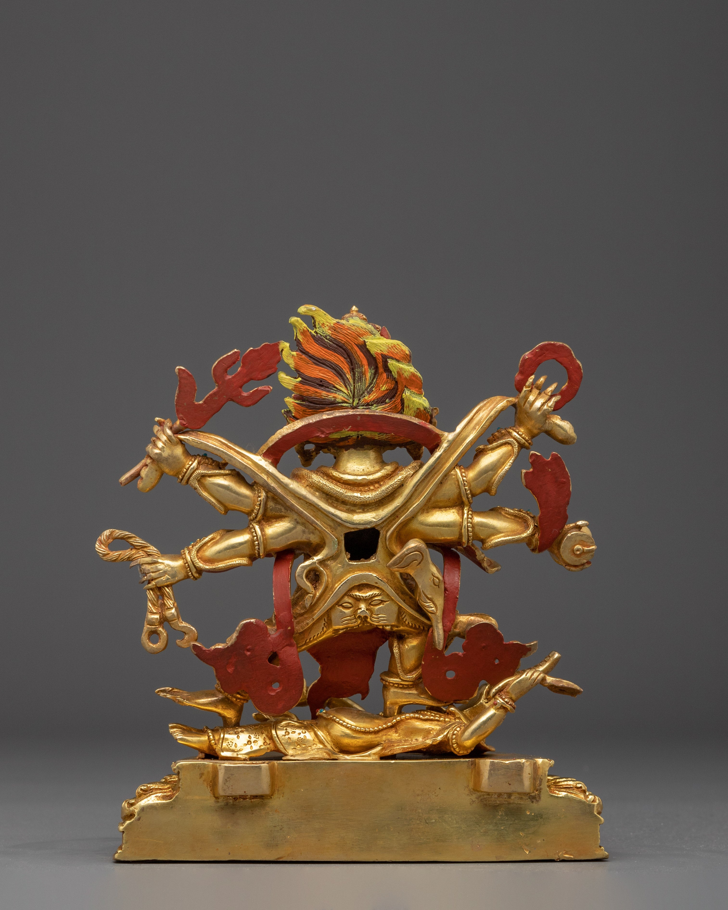Protection Icon Six Armed Mahakala | Wrathful Statue