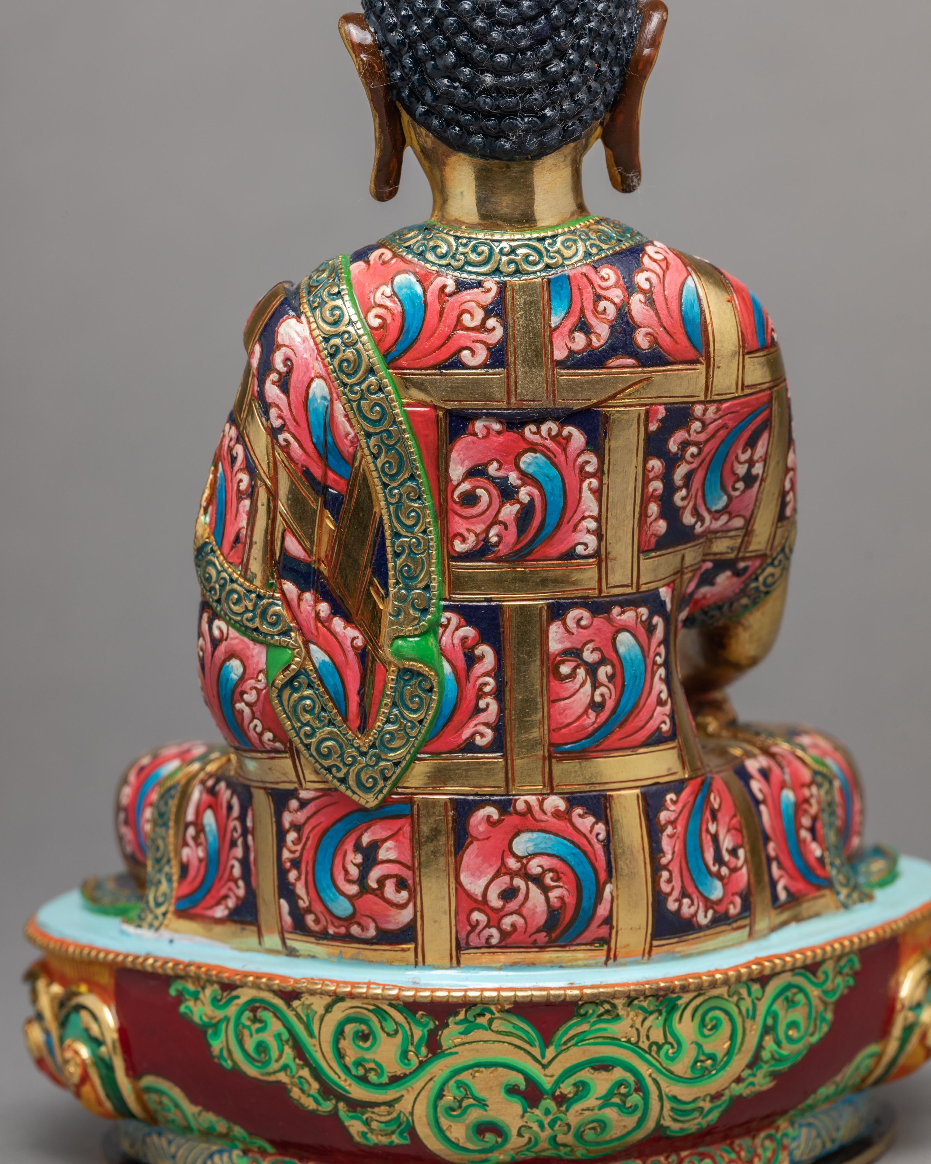 Gautama Buddha | Gold Plated Statue | Himalayan Art