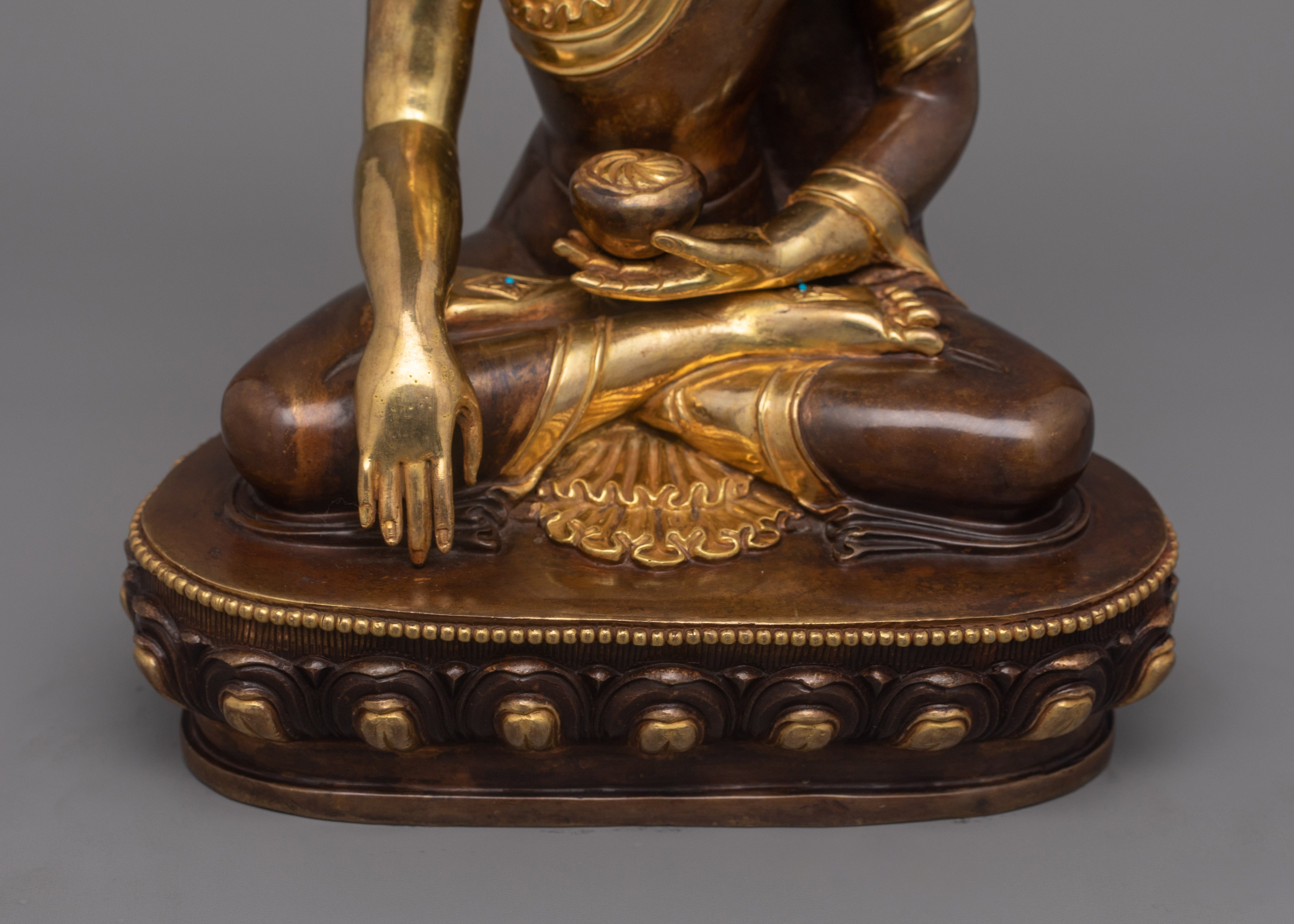 Shakyamuni Buddha Buddhist Deity Statue | The Enlightened One Himalayan Artwork