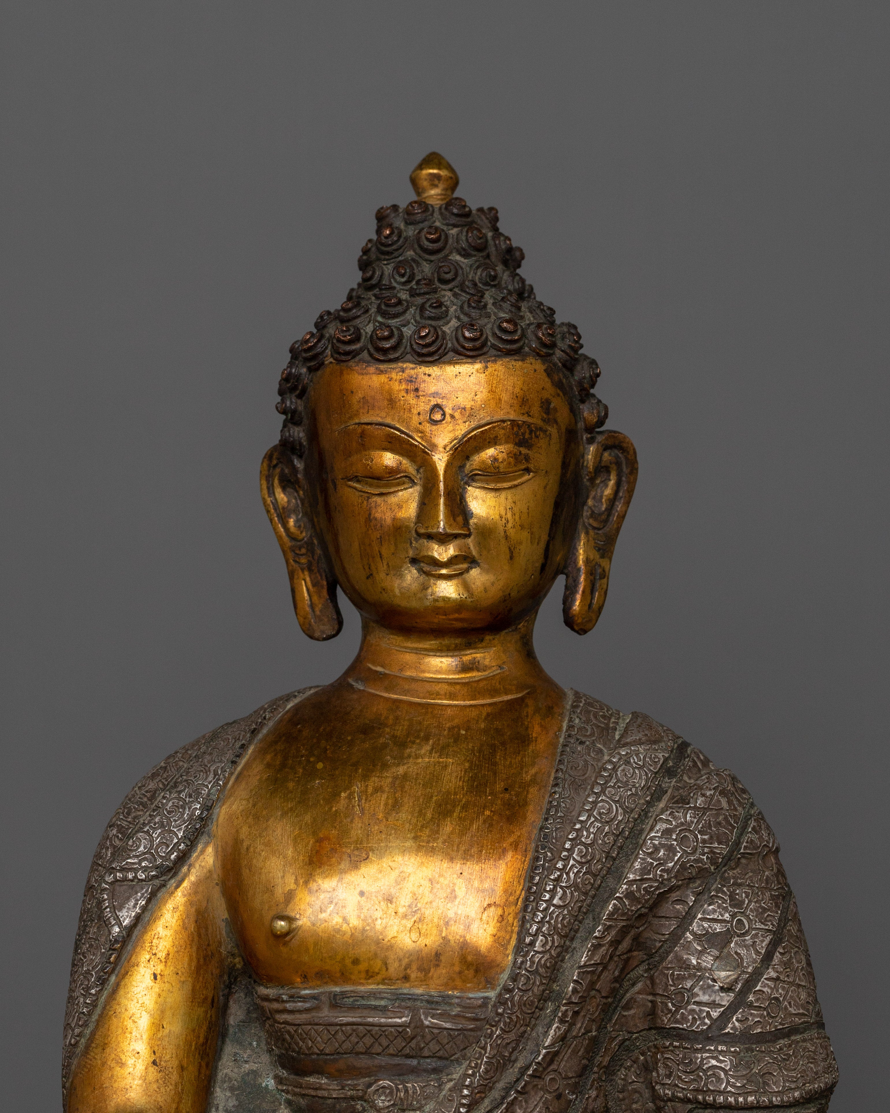 Shakyamuni Buddha Embodiment of Wisdom Statue | Traditional Statue of Gautama Buddha