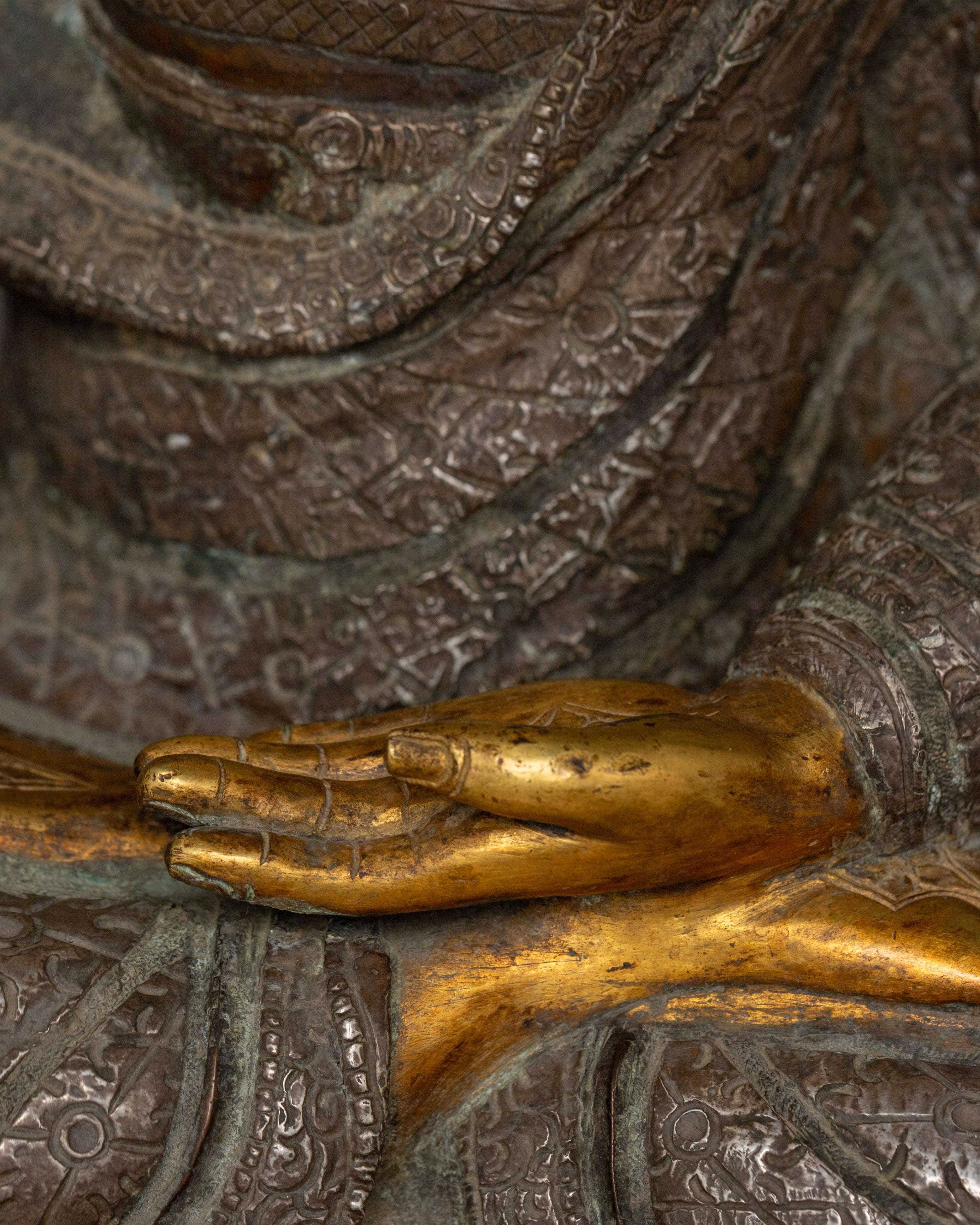 Shakyamuni Buddha Embodiment of Wisdom Statue | Traditional Statue of Gautama Buddha