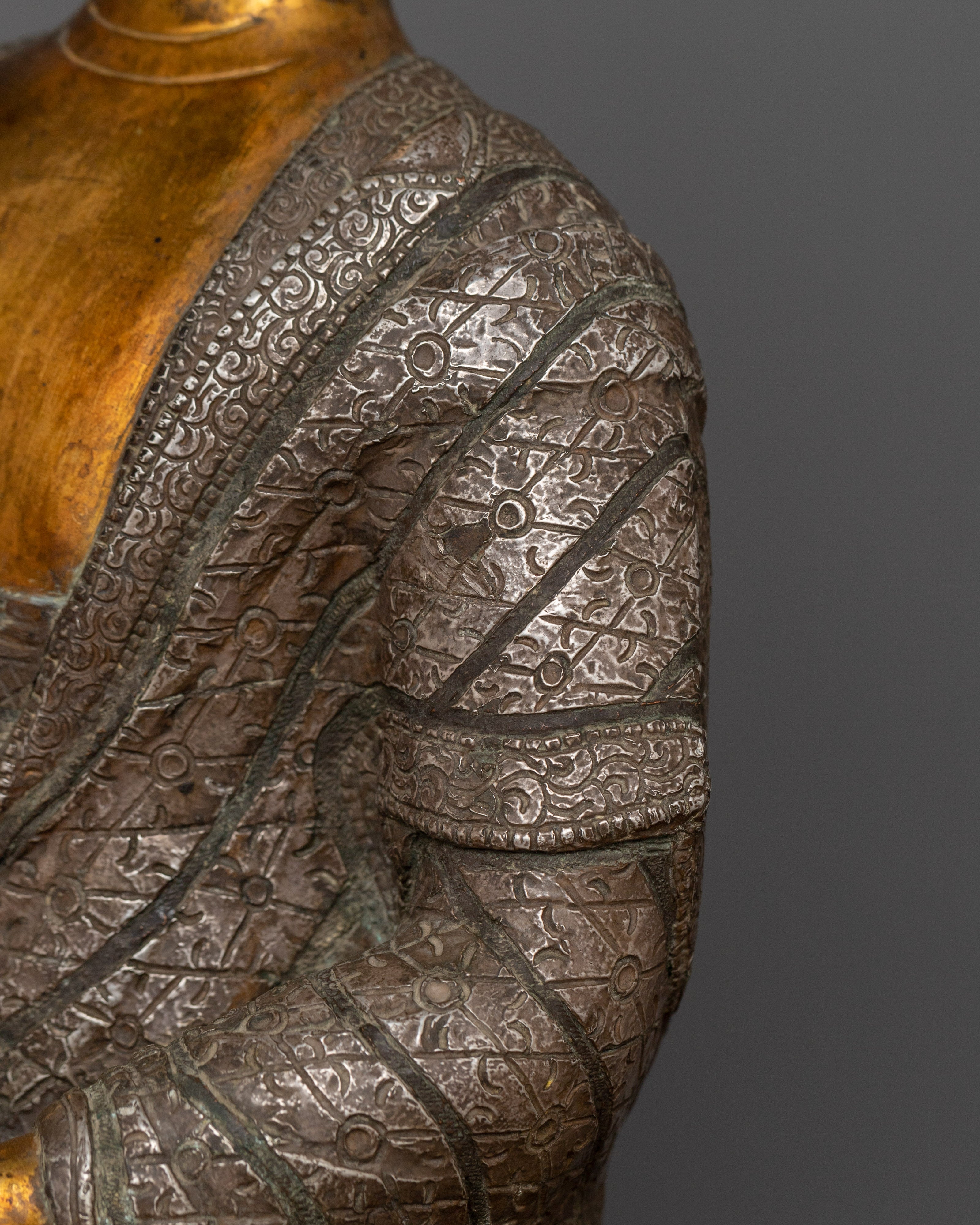 Shakyamuni Buddha Embodiment of Wisdom Statue | Traditional Statue of Gautama Buddha