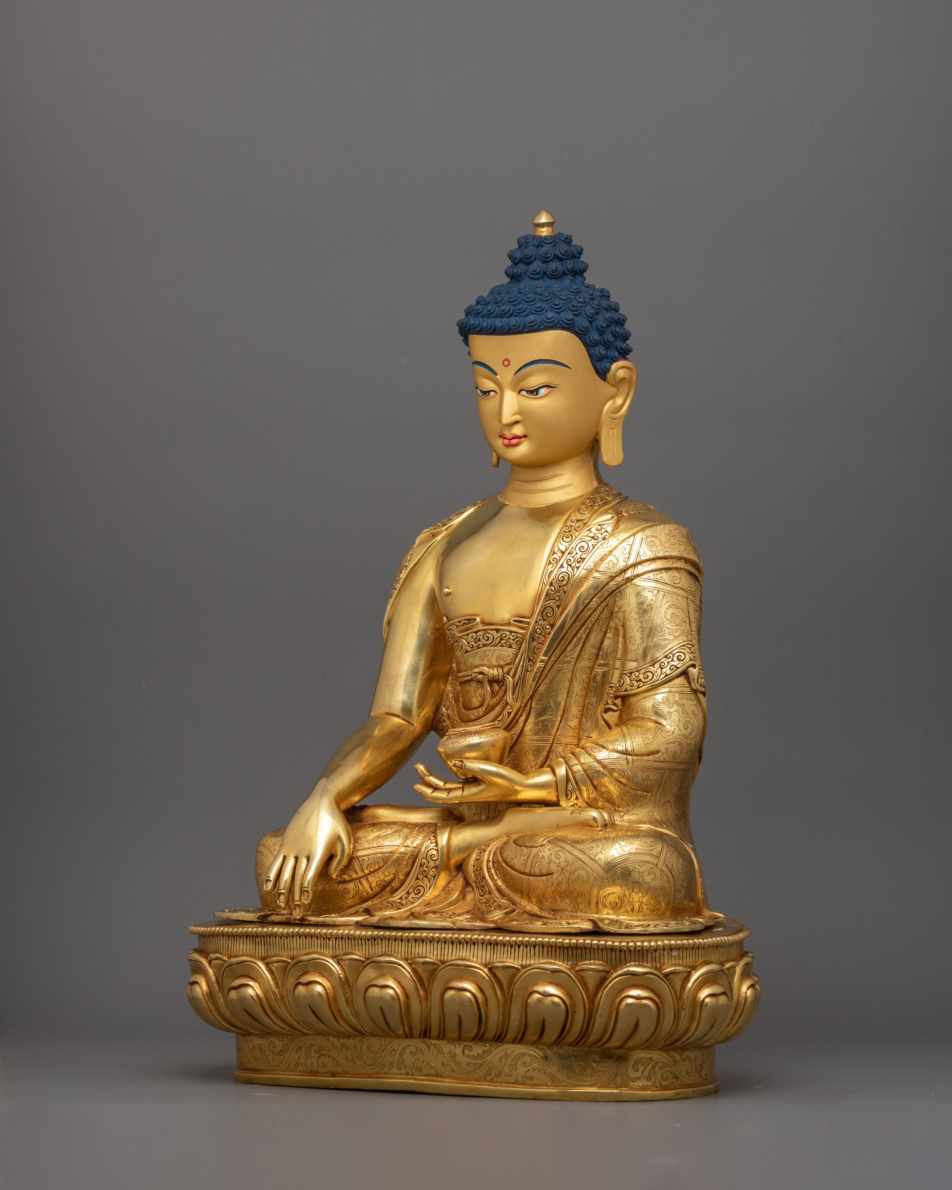 Spiritual Awakening Figurine of Shakyamuni Buddha | Sacred Meditational Decor