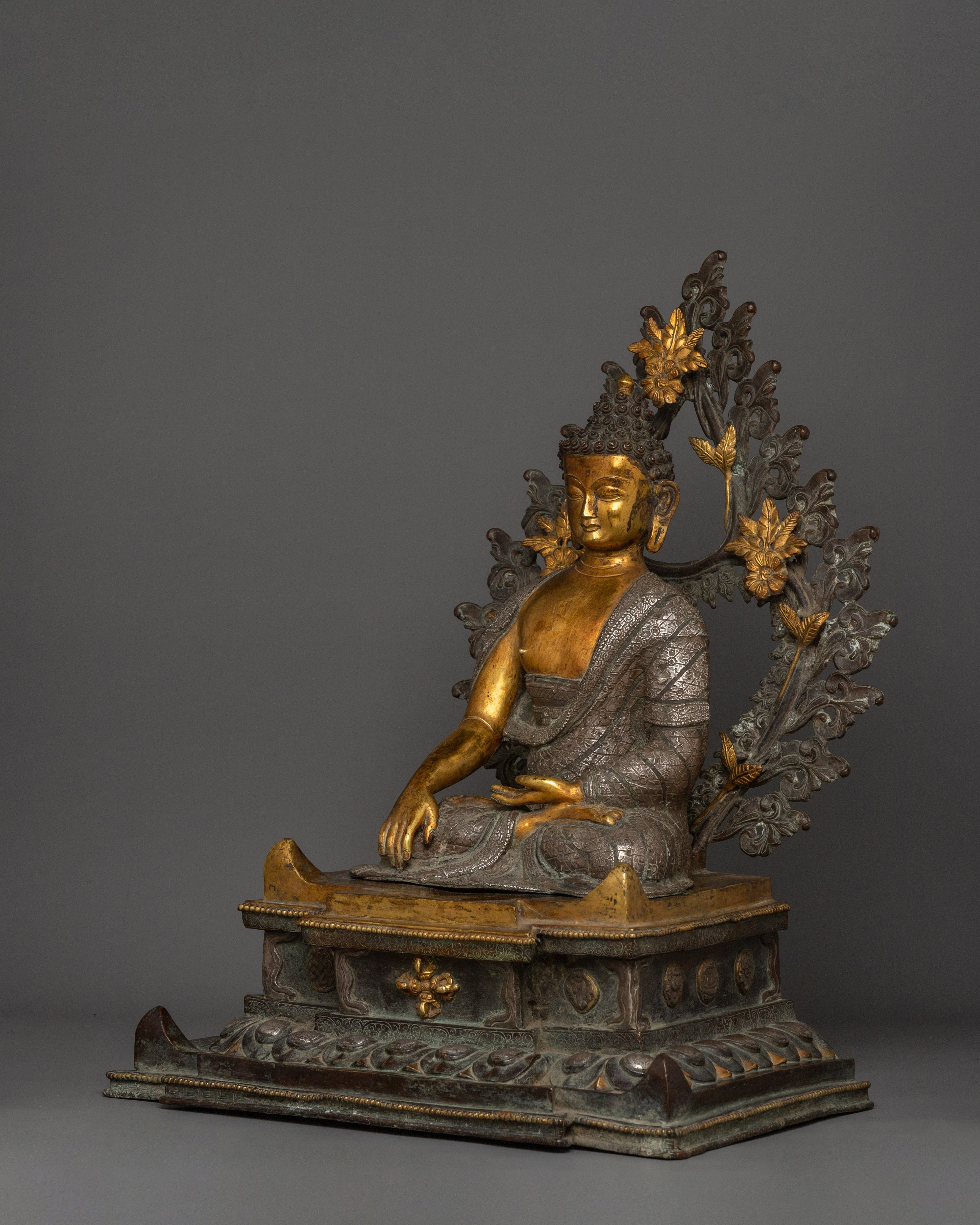 Shakyamuni Buddha Embodiment of Wisdom Statue | Traditional Statue of Gautama Buddha