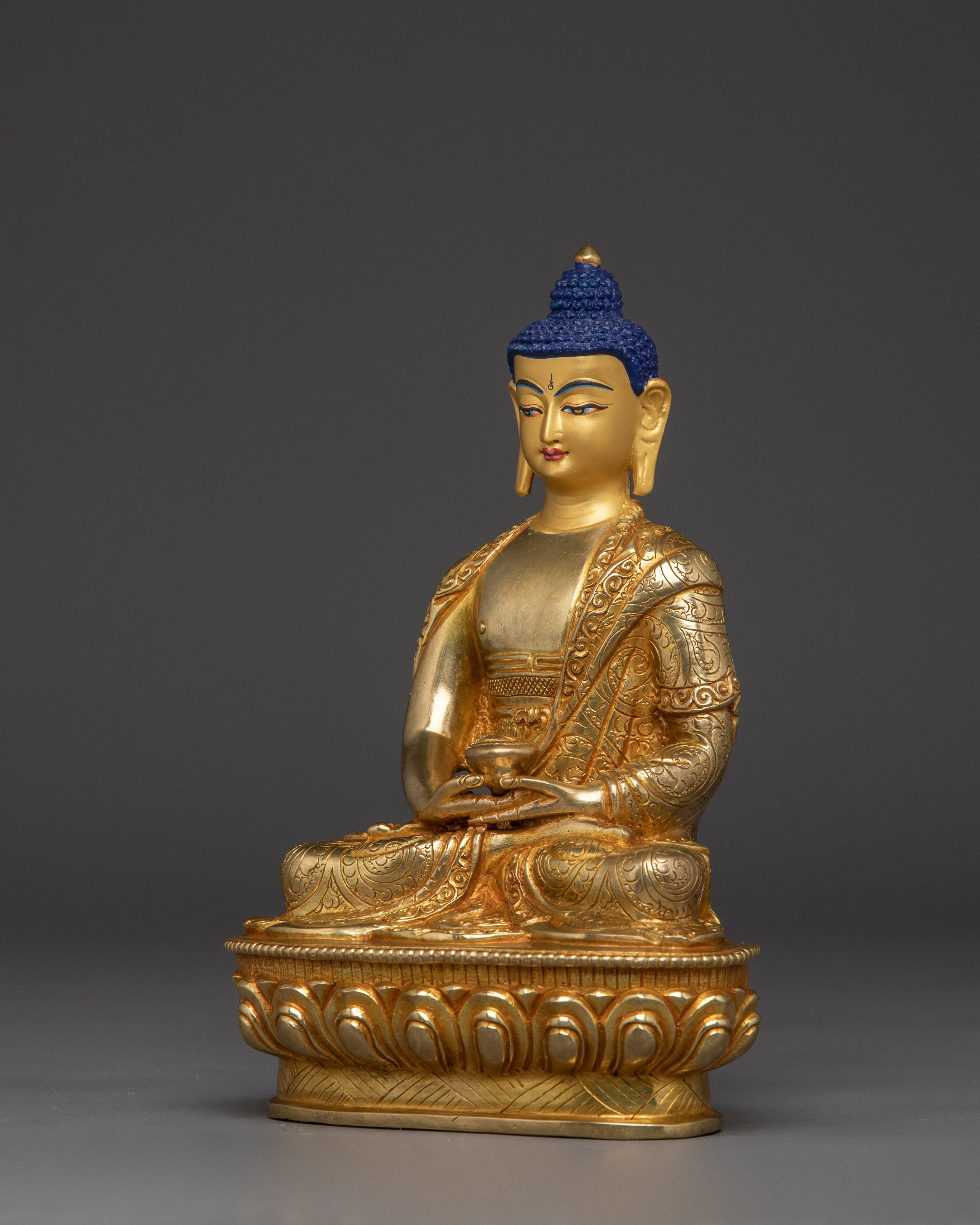 Sukhavati Ruler Amitabha Buddha Artwork | Altar Decor for Meditation