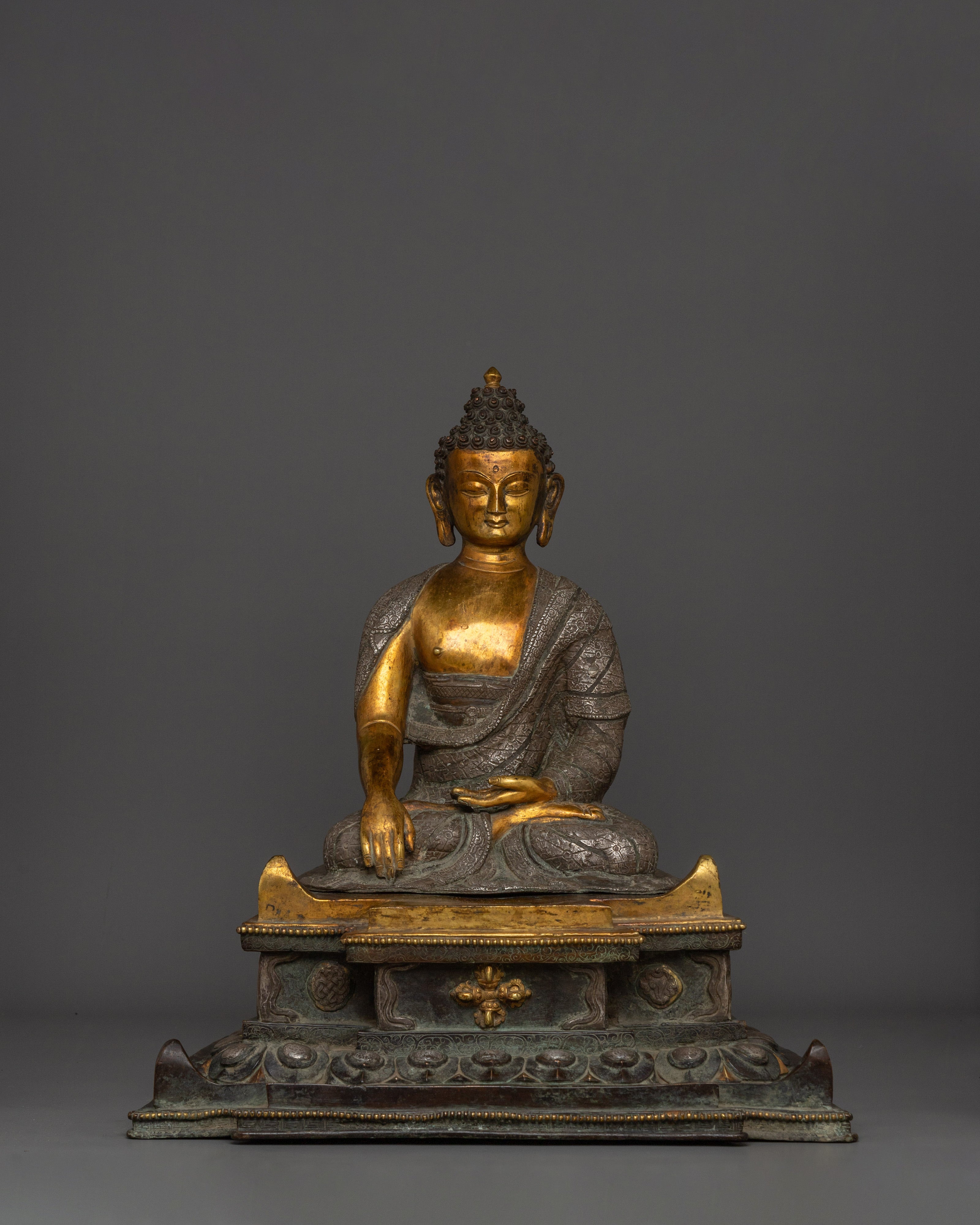 Shakyamuni Buddha Embodiment of Wisdom Statue | Traditional Statue of Gautama Buddha