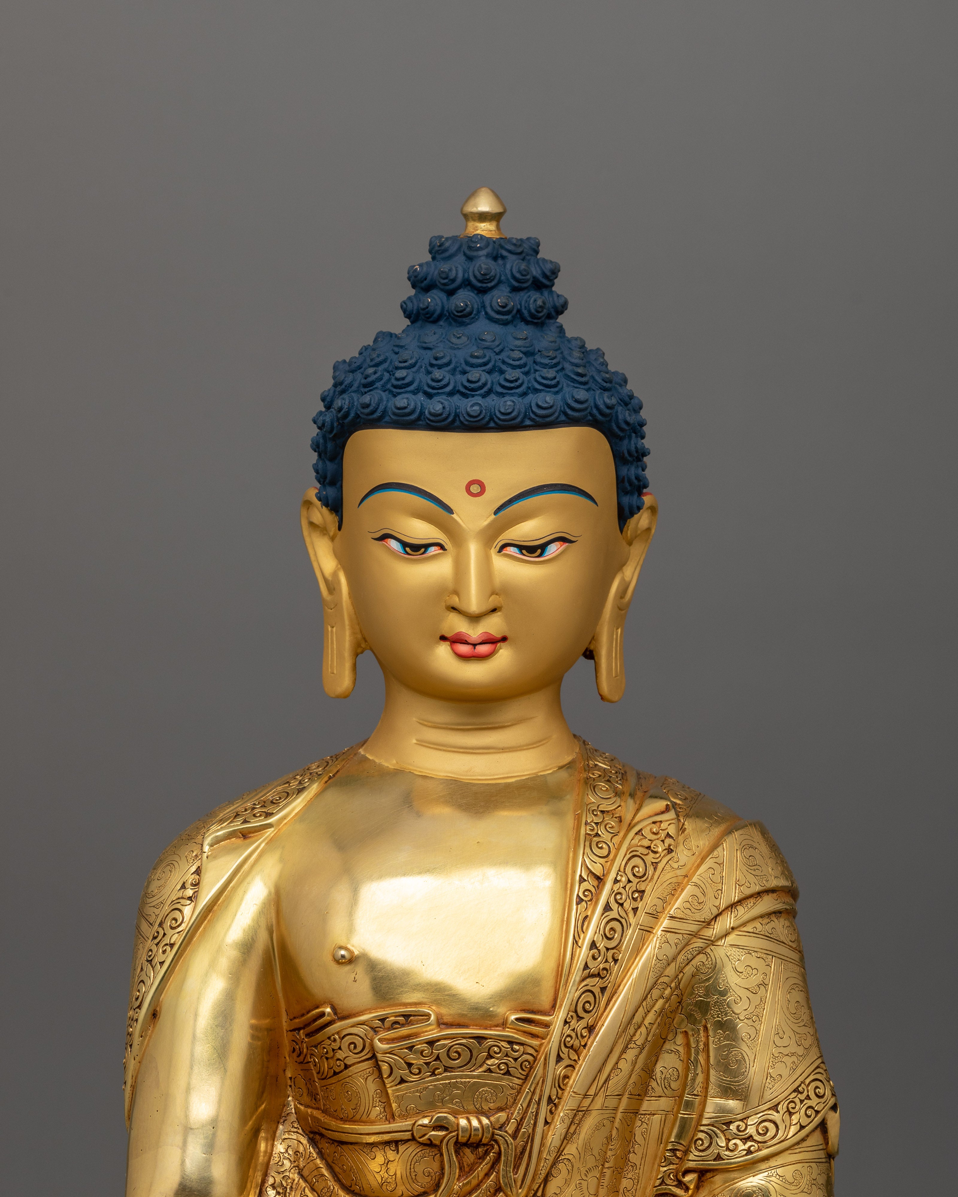 Spiritual Awakening Figurine of Shakyamuni Buddha | Sacred Meditational Decor