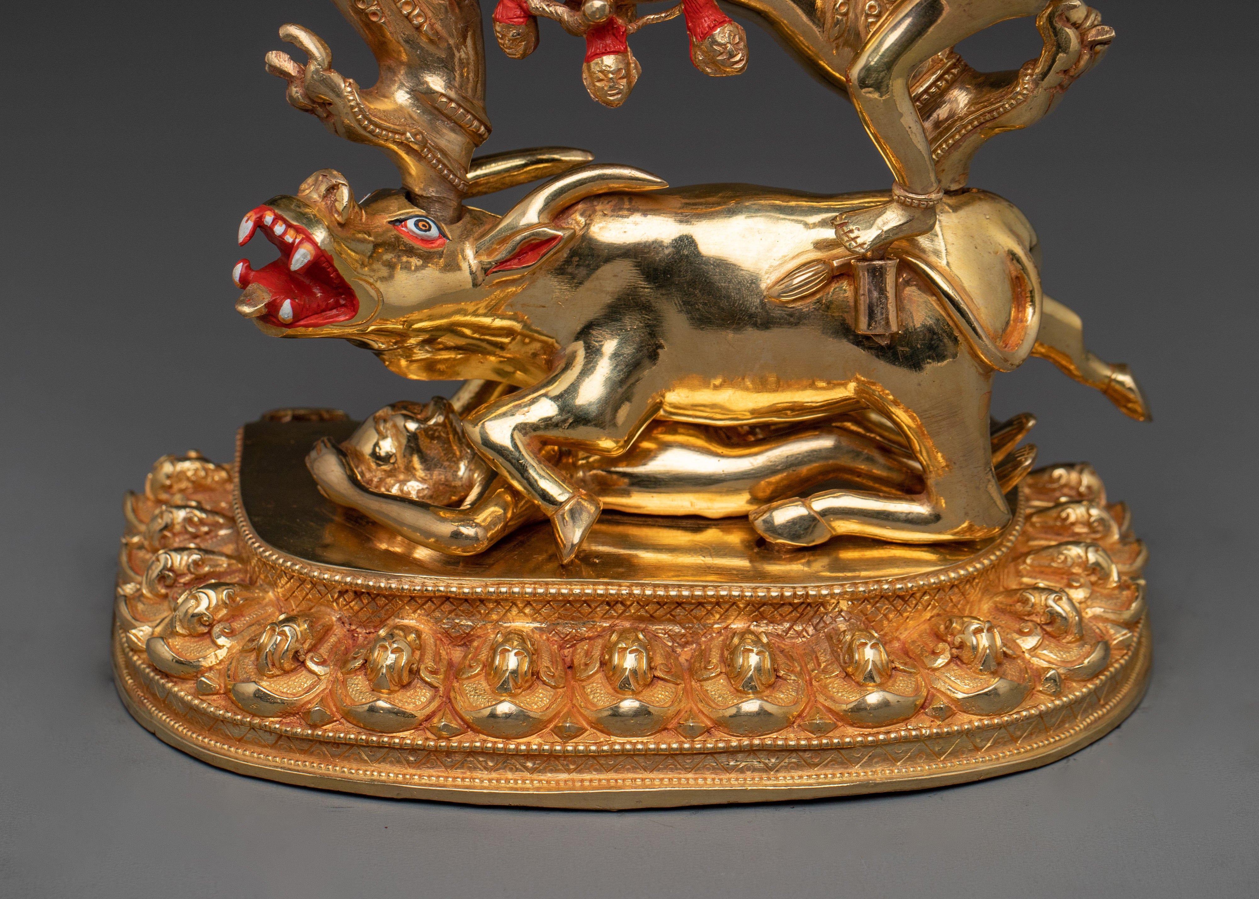 Wrathful Yamantaka Statue | Fierce form of Bodhisattva Manjushri