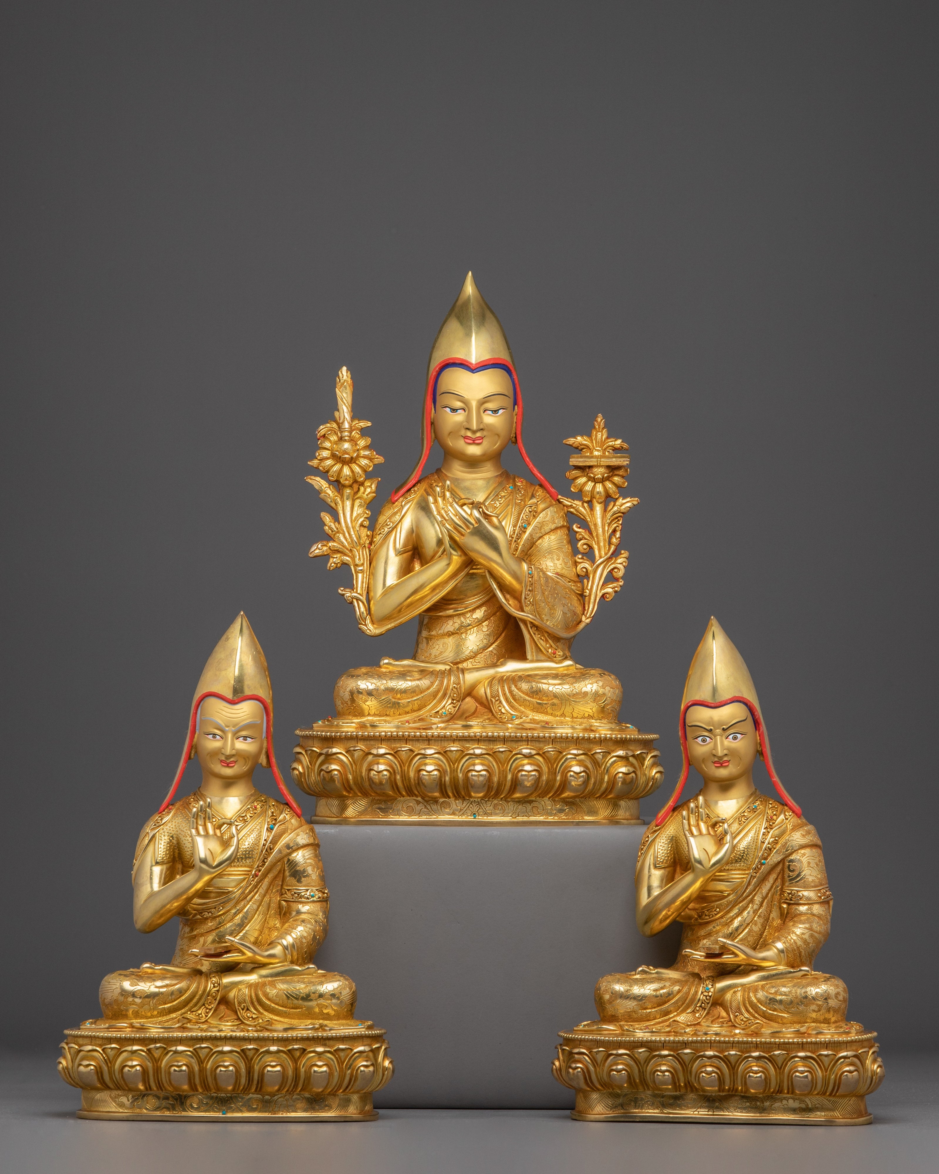 golden-tsongkhapa-set