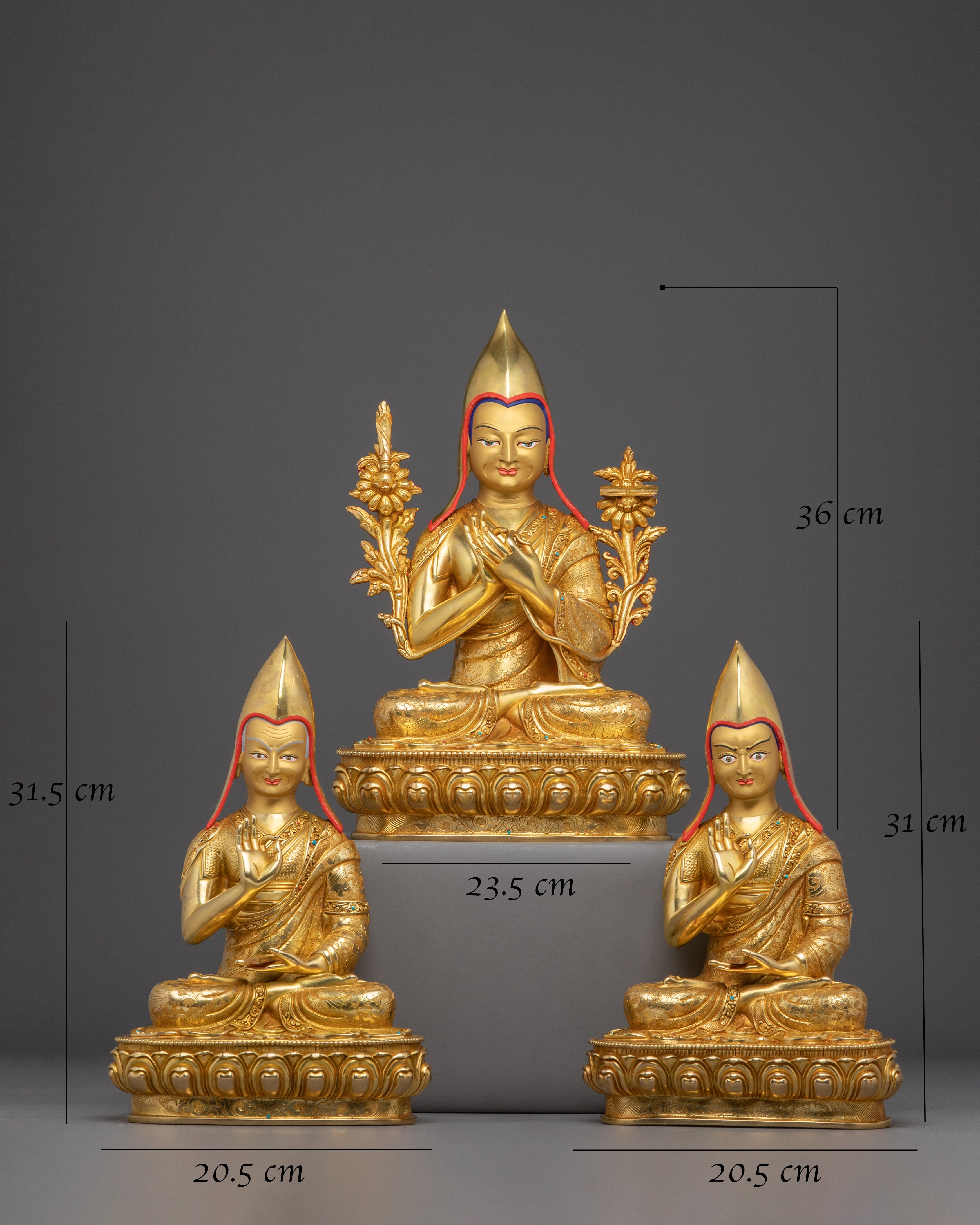 golden-tsongkhapa-set