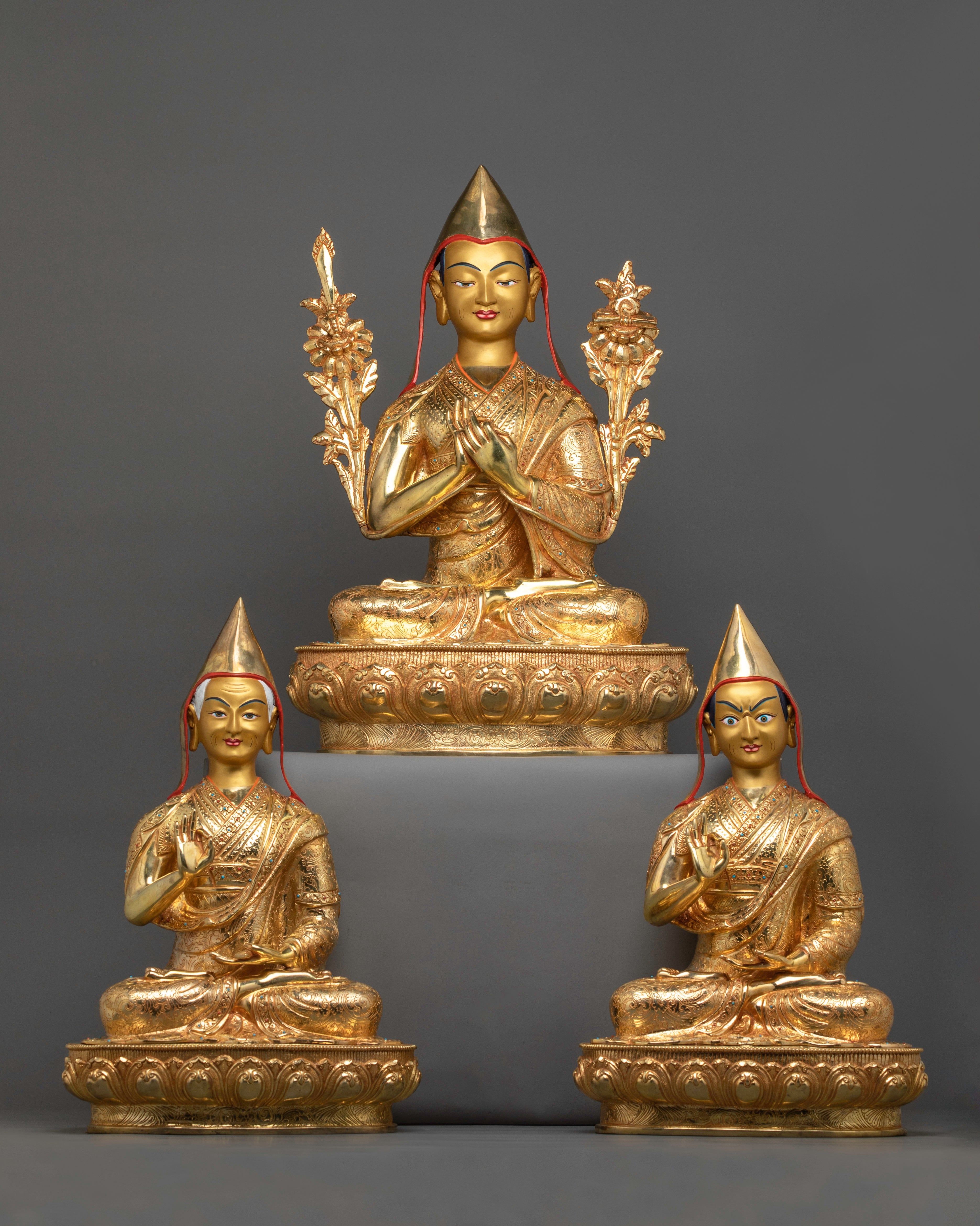 tsongkhapa-a-buddha-in-the-land-of-snows-statue set