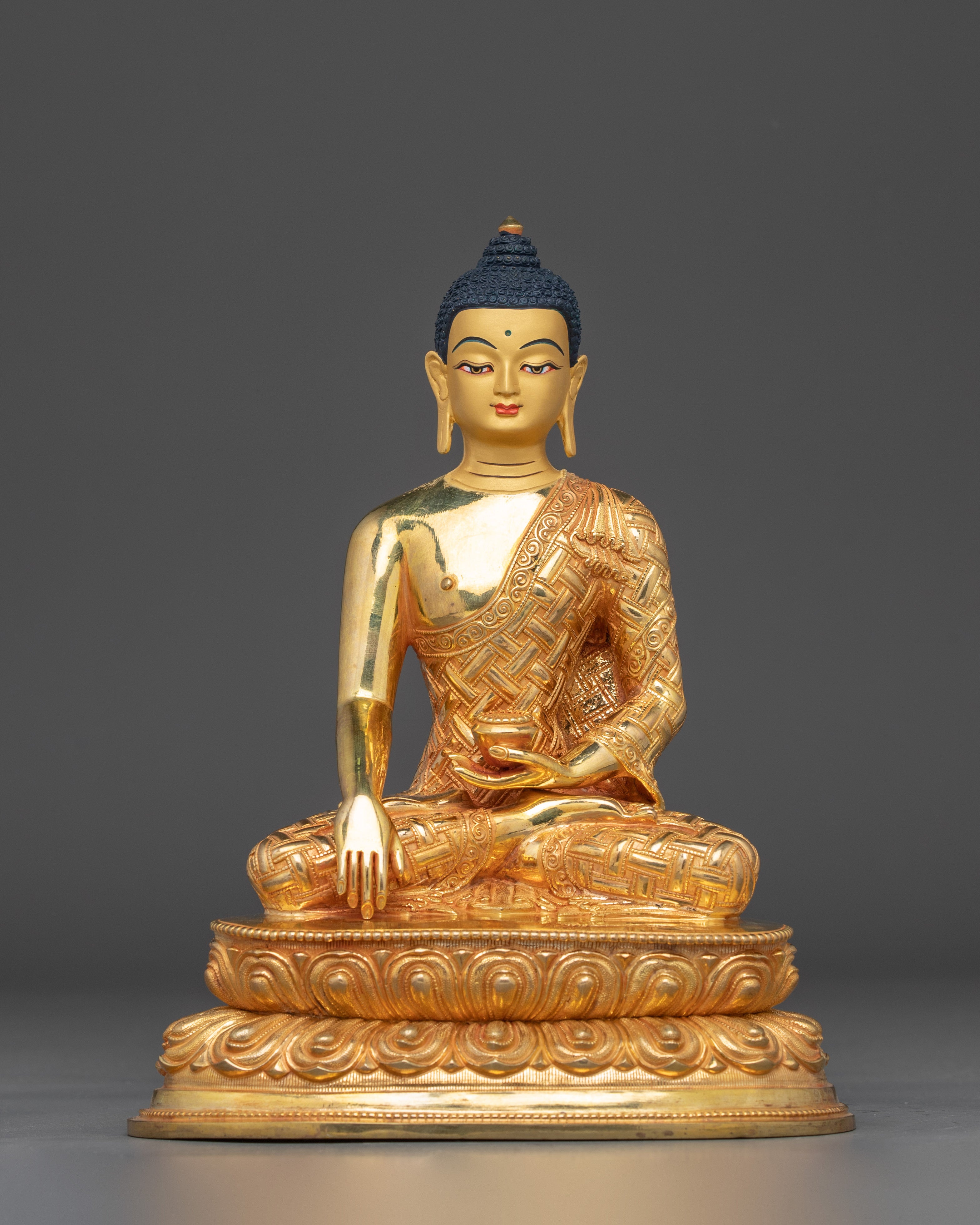 Golden Shakyamuni Buddha Art, Wisdom Guide