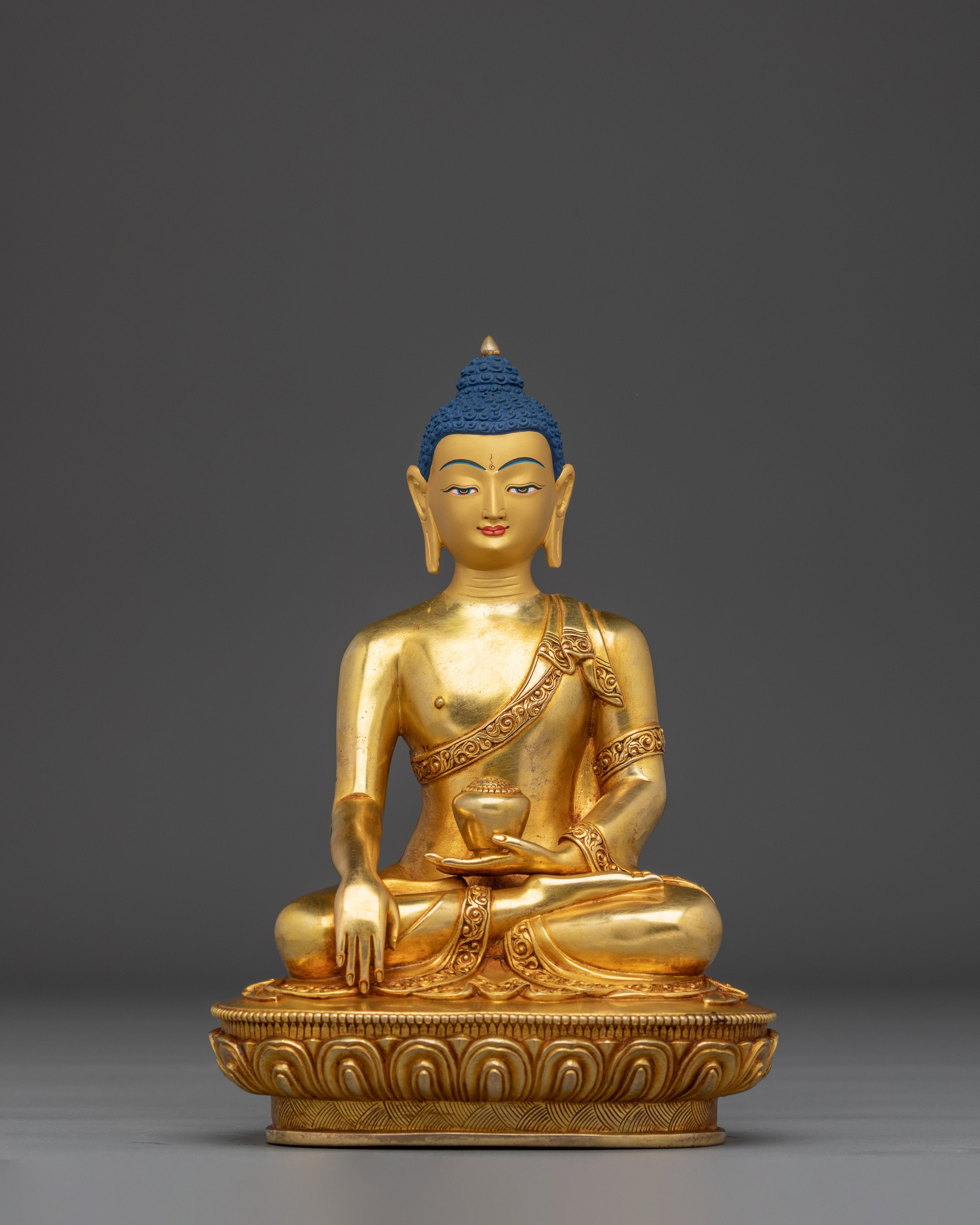 Handmade Copper Shakyamuni Buddha Art